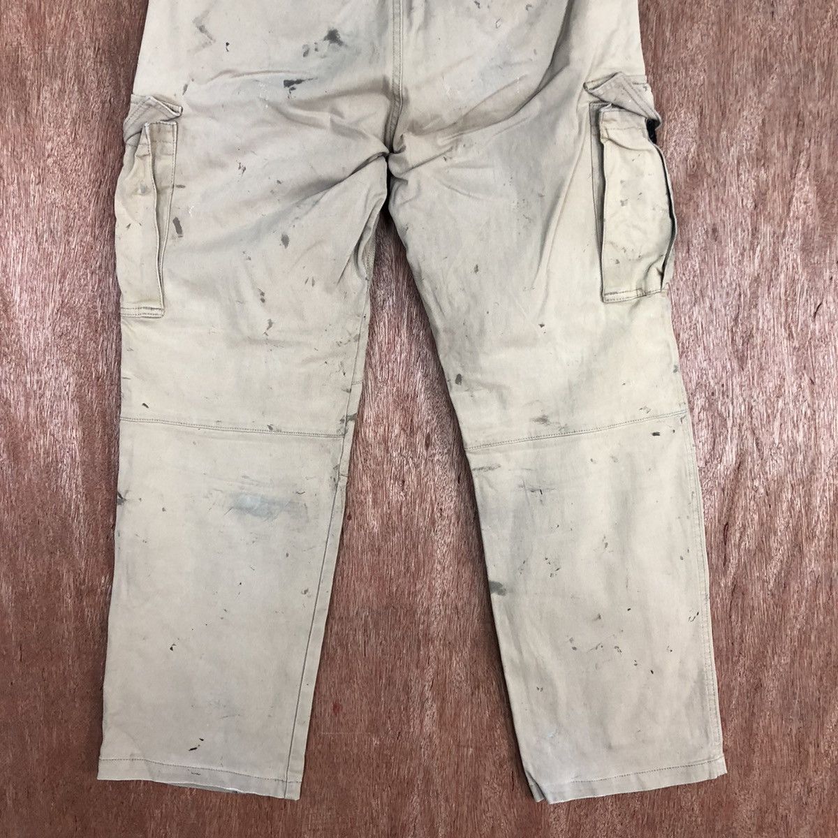 Japanese Brand Japan Brown Multipocket thrashed Tactical Cargo Pants #H334 Size US 34 / EU 50 - 12 Thumbnail