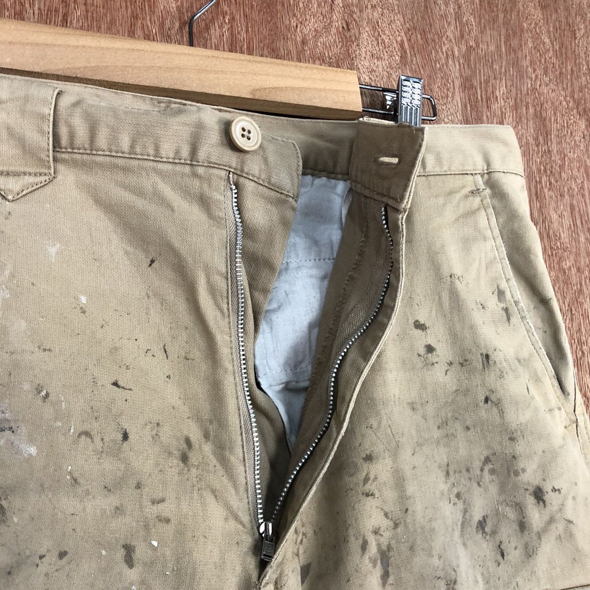 Japanese Brand Japan Brown Multipocket thrashed Tactical Cargo Pants #H334 Size US 34 / EU 50 - 9 Thumbnail