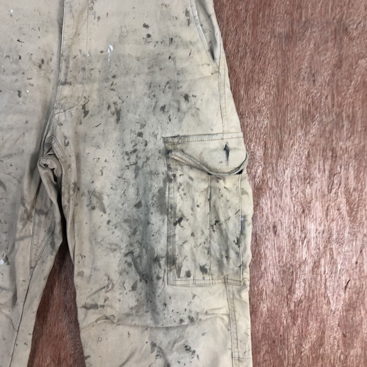 Japanese Brand Japan Brown Multipocket thrashed Tactical Cargo Pants #H334 Size US 34 / EU 50 - 8 Thumbnail
