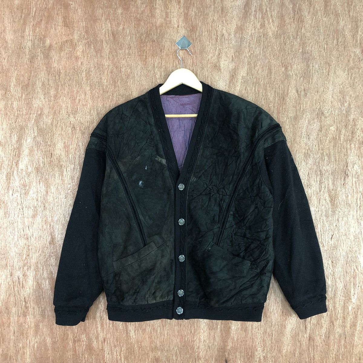 Vintage Japan Black vintage jacket #H321 Size US M / EU 48-50 / 2 - 1 Thumbnail