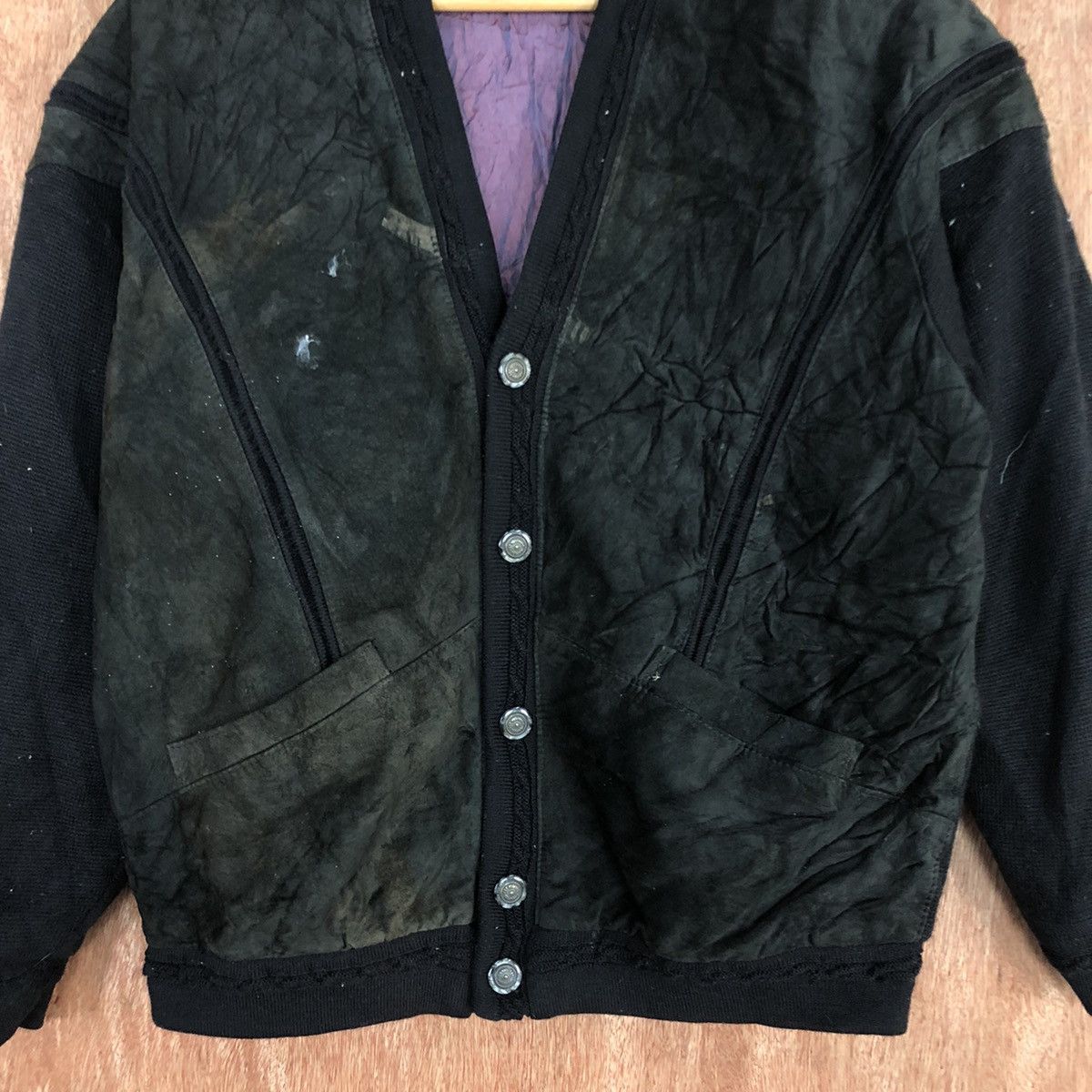 Vintage Japan Black vintage jacket #H321 Size US M / EU 48-50 / 2 - 8 Thumbnail
