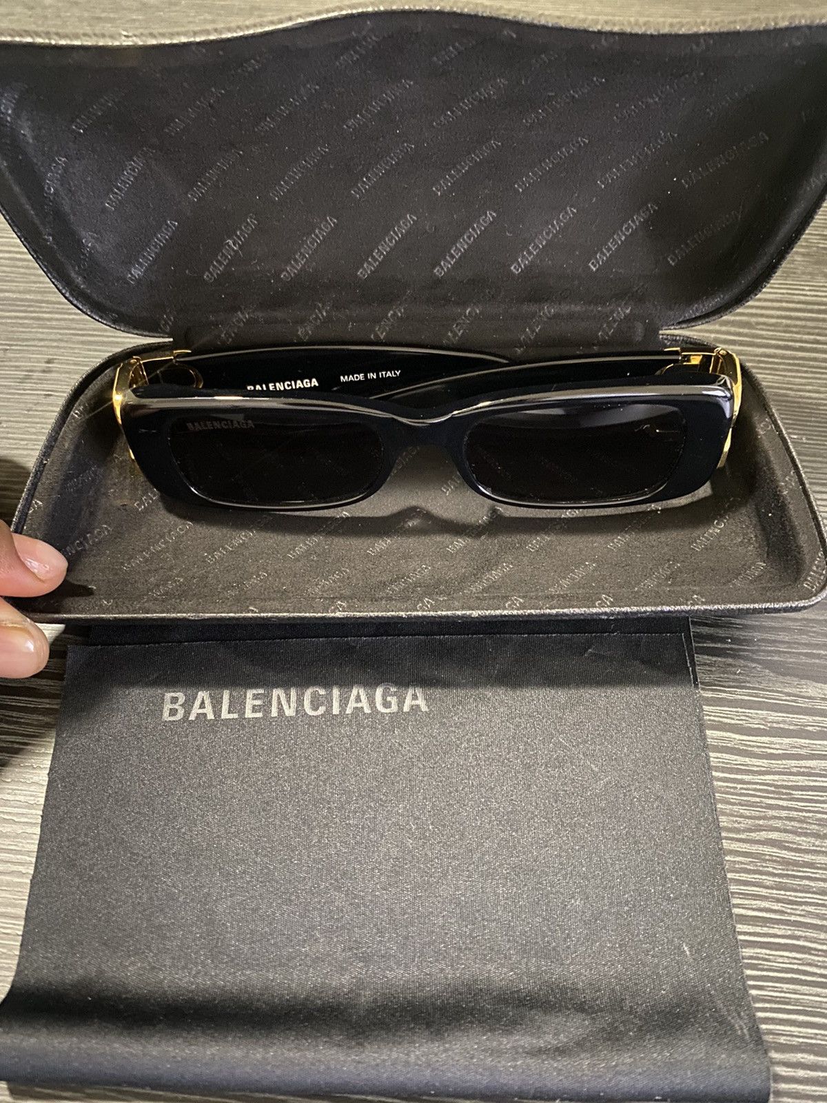 Balenciaga Balenciaga 51MM Rectangular Sunglasses Size ONE SIZE - 13 Thumbnail