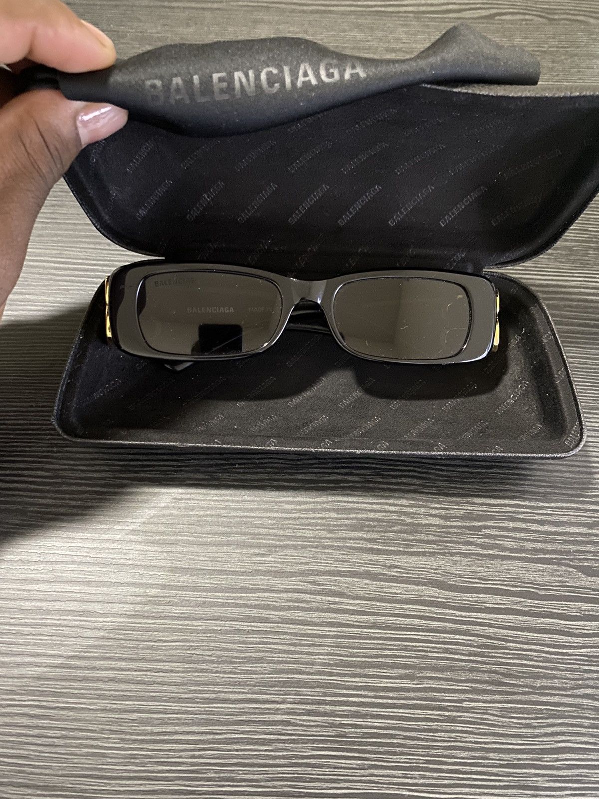 Balenciaga Balenciaga 51MM Rectangular Sunglasses Size ONE SIZE - 11 Thumbnail