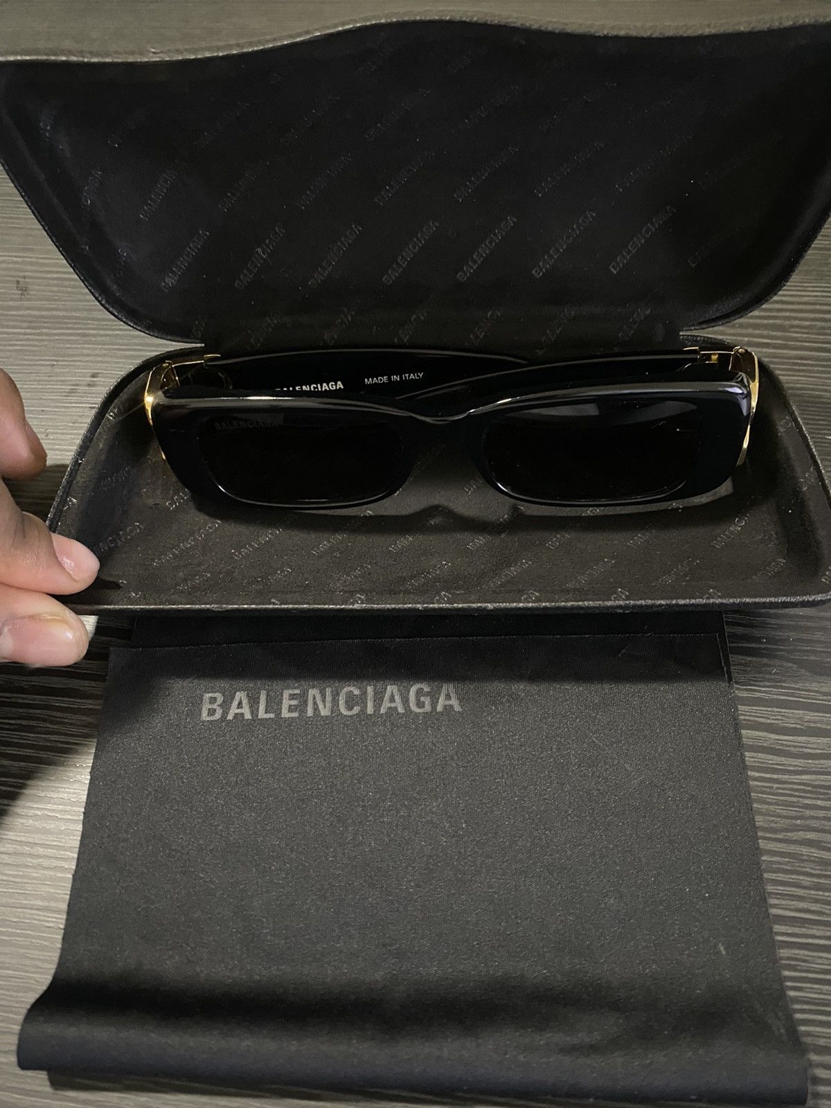 Balenciaga Balenciaga 51MM Rectangular Sunglasses Size ONE SIZE - 14 Thumbnail