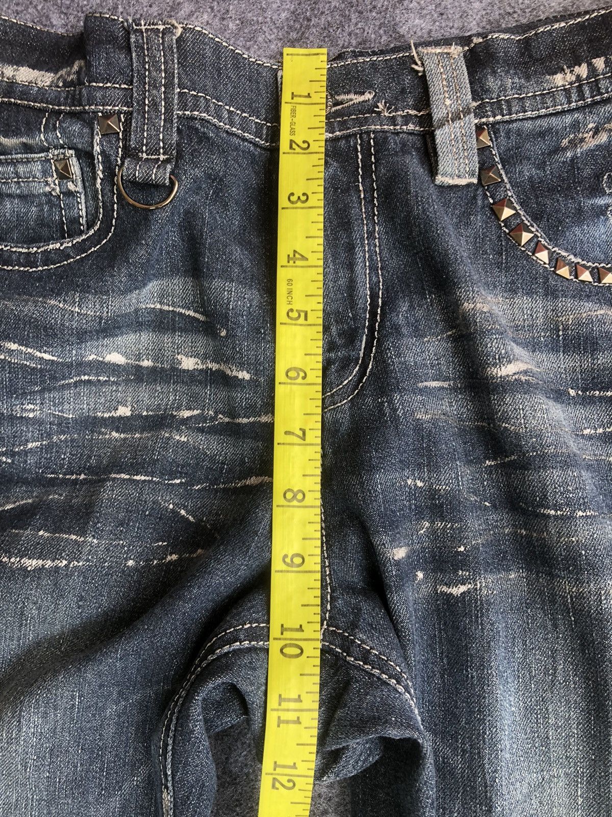 Japanese Brand Rare🔥Vintage 2002 LOWBOX Japan Punk Design Jeans Size US 32 / EU 48 - 11 Thumbnail