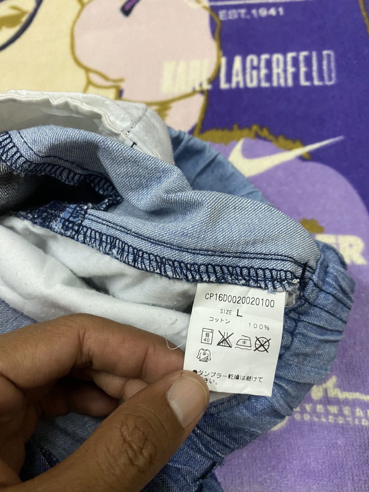 Gramicci × Indigo GRAMICCI USA Patchwork Short Pants x Rare Design Size US 32 / EU 48 - 13 Thumbnail