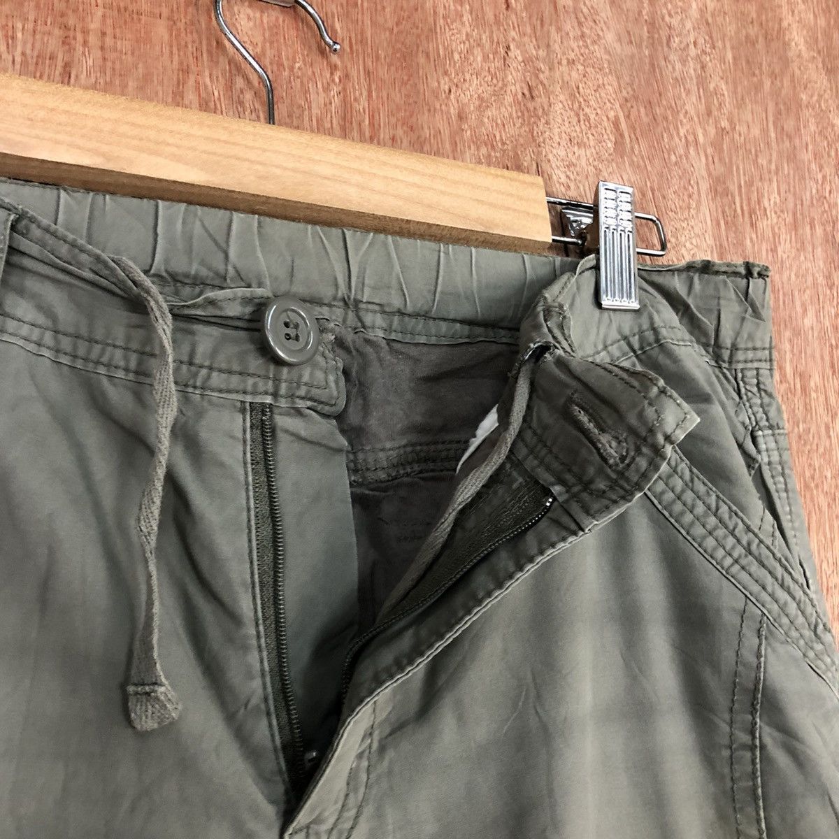 Japanese Brand Japan Grey Multipocket Tactical Cargo Pants #H336 Size US 30 / EU 46 - 9 Thumbnail