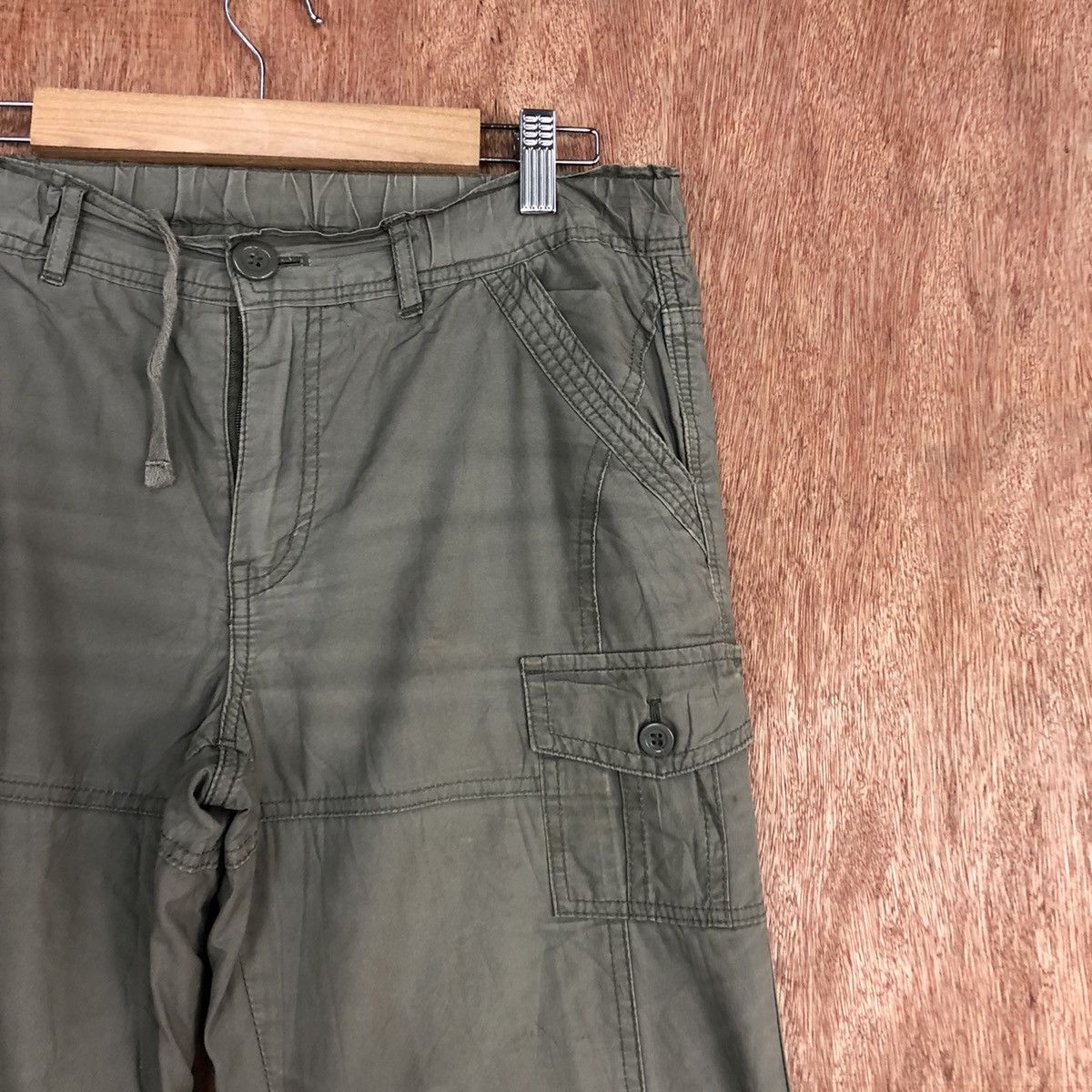 Japanese Brand Japan Grey Multipocket Tactical Cargo Pants #H336 Size US 30 / EU 46 - 7 Thumbnail