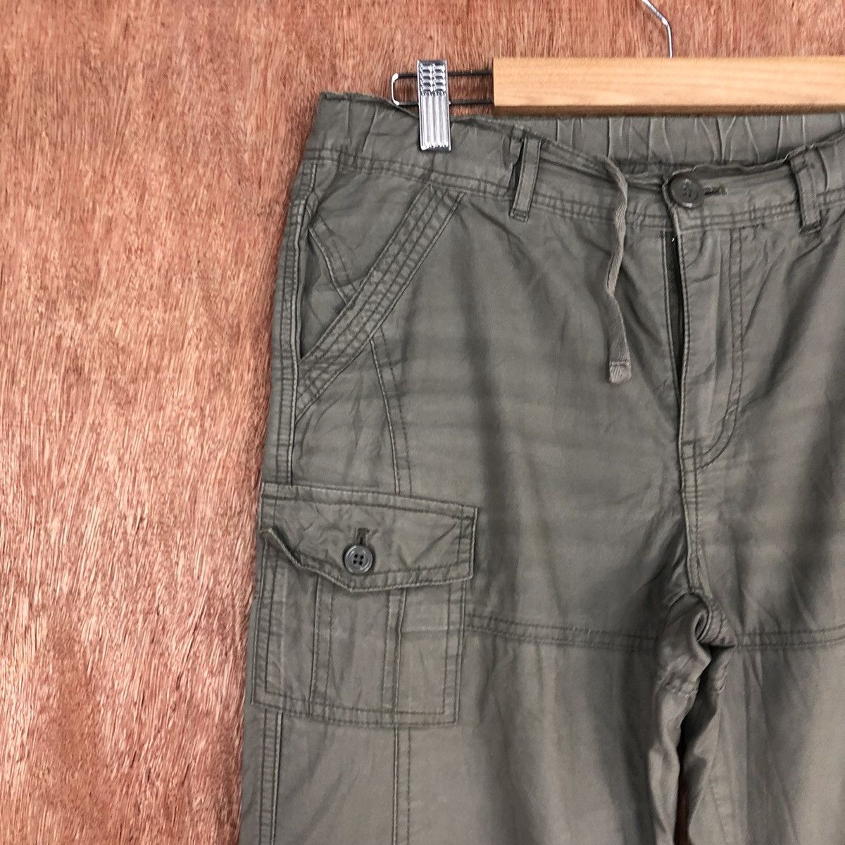 Japanese Brand Japan Grey Multipocket Tactical Cargo Pants #H336 Size US 30 / EU 46 - 8 Thumbnail