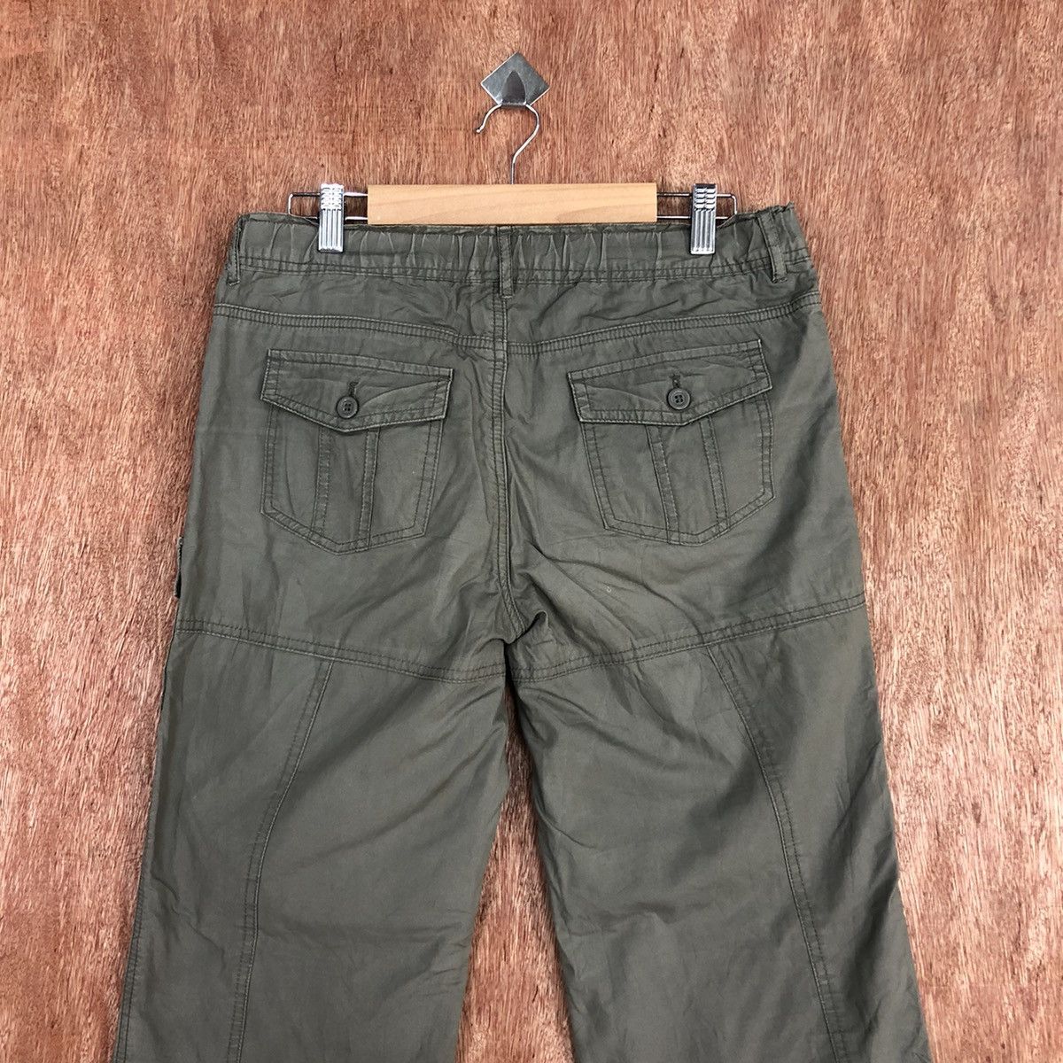 Japanese Brand Japan Grey Multipocket Tactical Cargo Pants #H336 Size US 30 / EU 46 - 11 Thumbnail