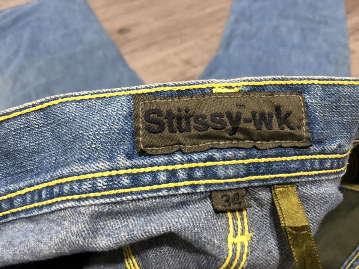 Stussy Stussy-WK Worker Labour Jeans Denim Size US 34 / EU 50 - 11 Thumbnail