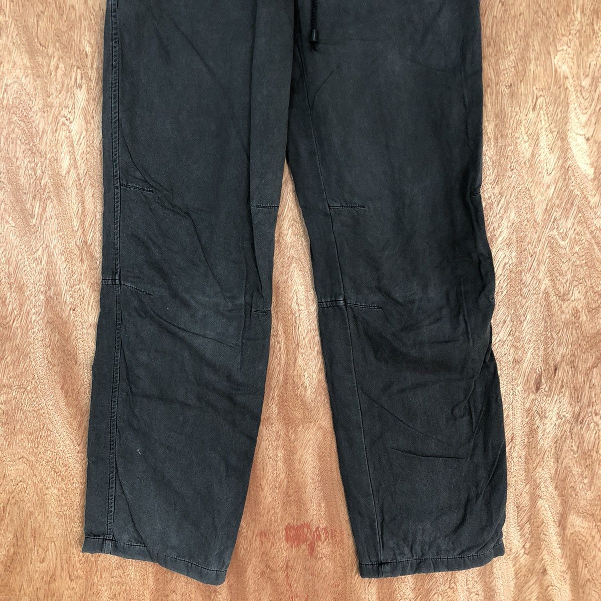 Armani Armani Jeans Black Faded Straight Pants #H335 Size 26" / US 2 / IT 38 - 3 Thumbnail
