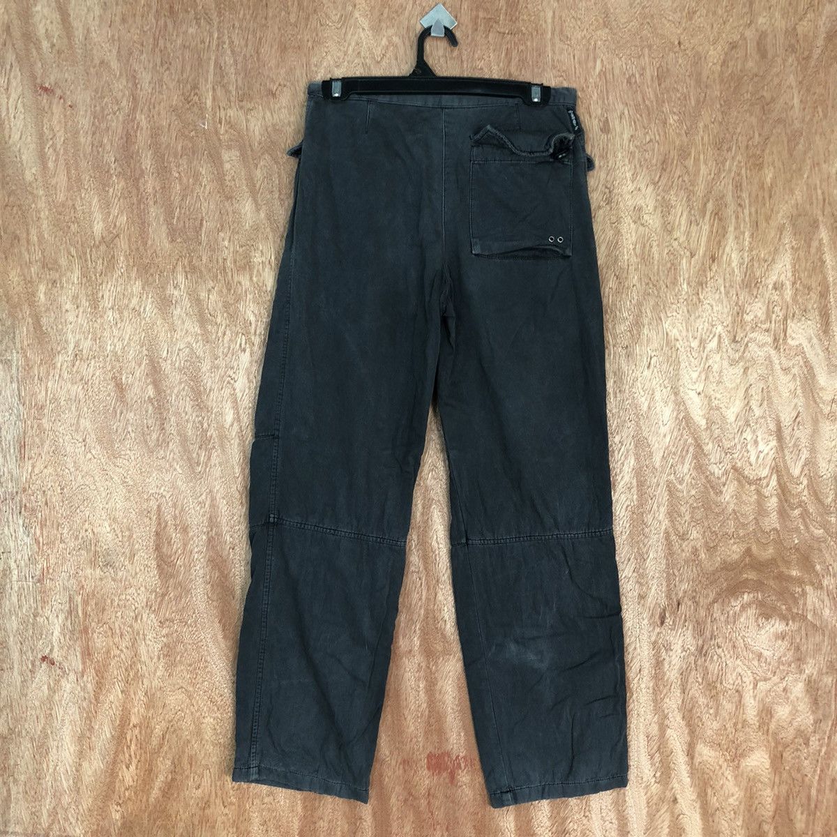 Armani Armani Jeans Black Faded Straight Pants #H335 Size 26" / US 2 / IT 38 - 9 Thumbnail