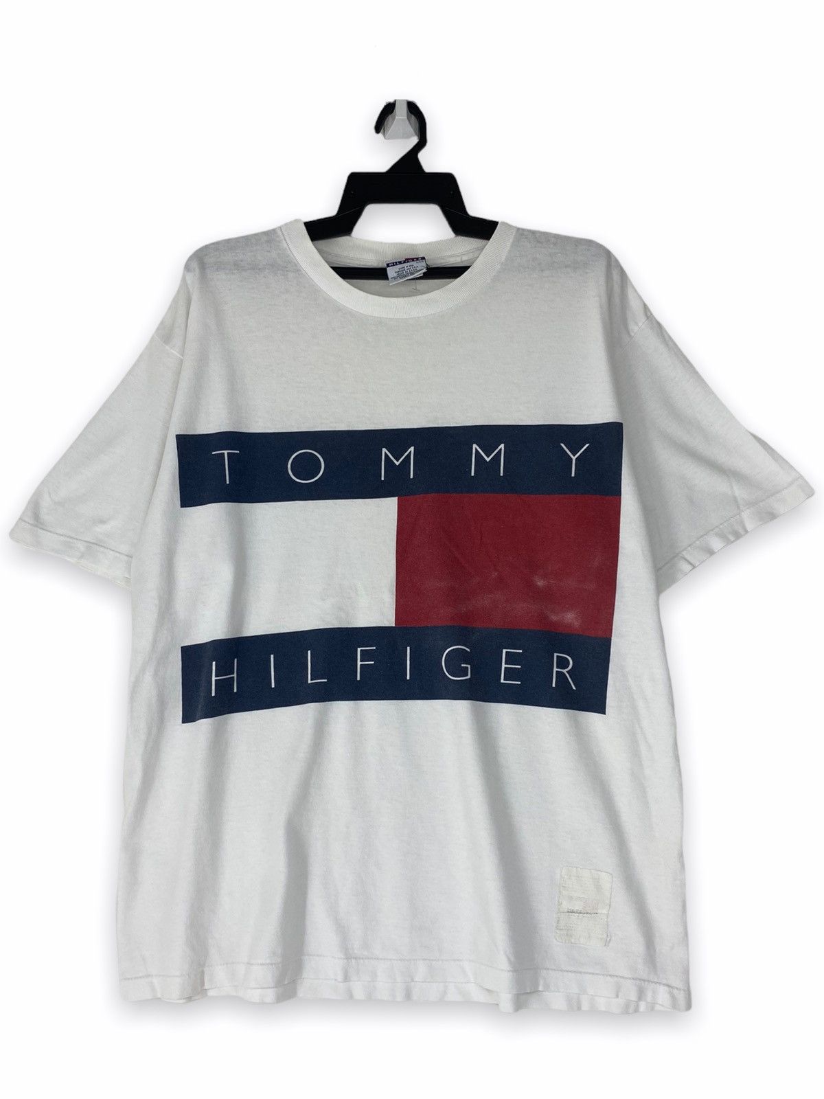 Tommy Hilfiger × Vintage Vintage rare big logo Size US L / EU 52-54 / 3 - 1 Thumbnail