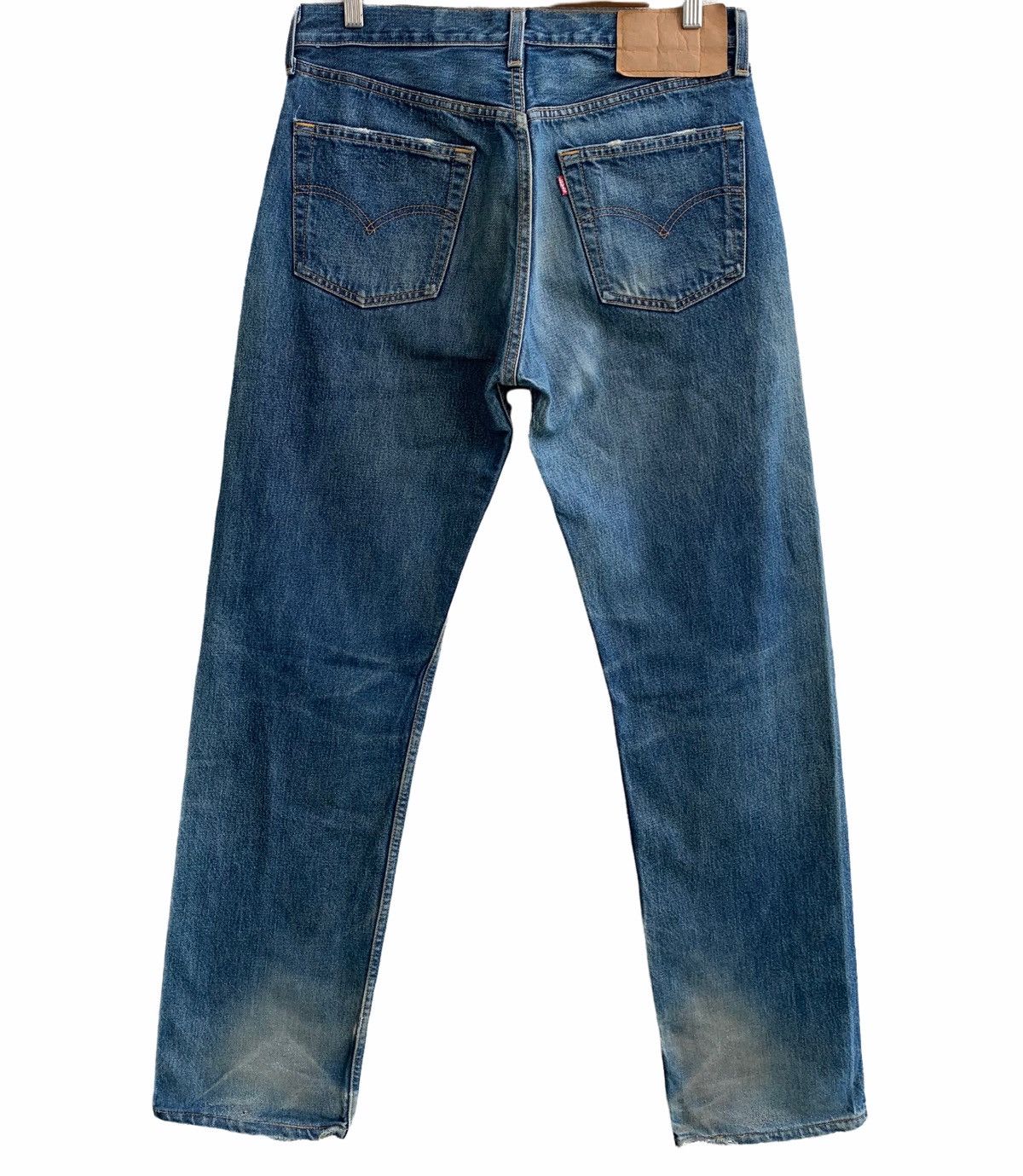 Levi's Vintage Levis 501 Distressed Jeans Size US 32 / EU 48 - 2 Thumbnail