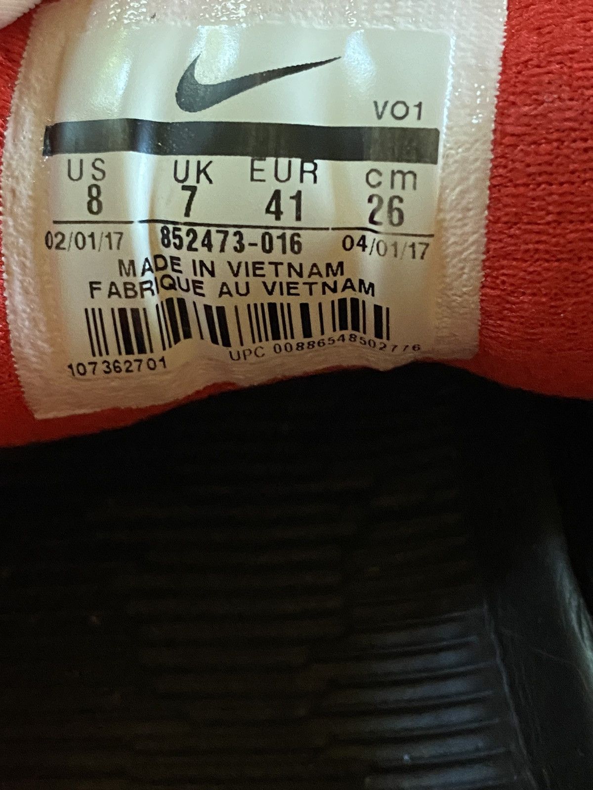 Nike Mamba Instinct University Red Size US 8 / EU 41 - 5 Thumbnail