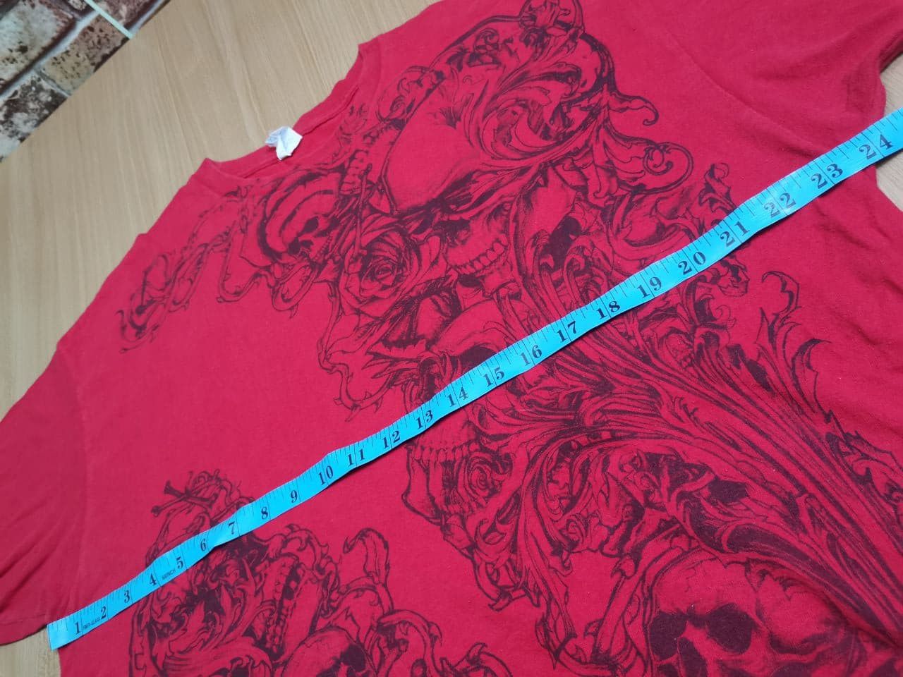 Japanese Brand × Vintage Vintage Skull Big Size XL Size shirt Size US XL / EU 56 / 4 - 4 Thumbnail
