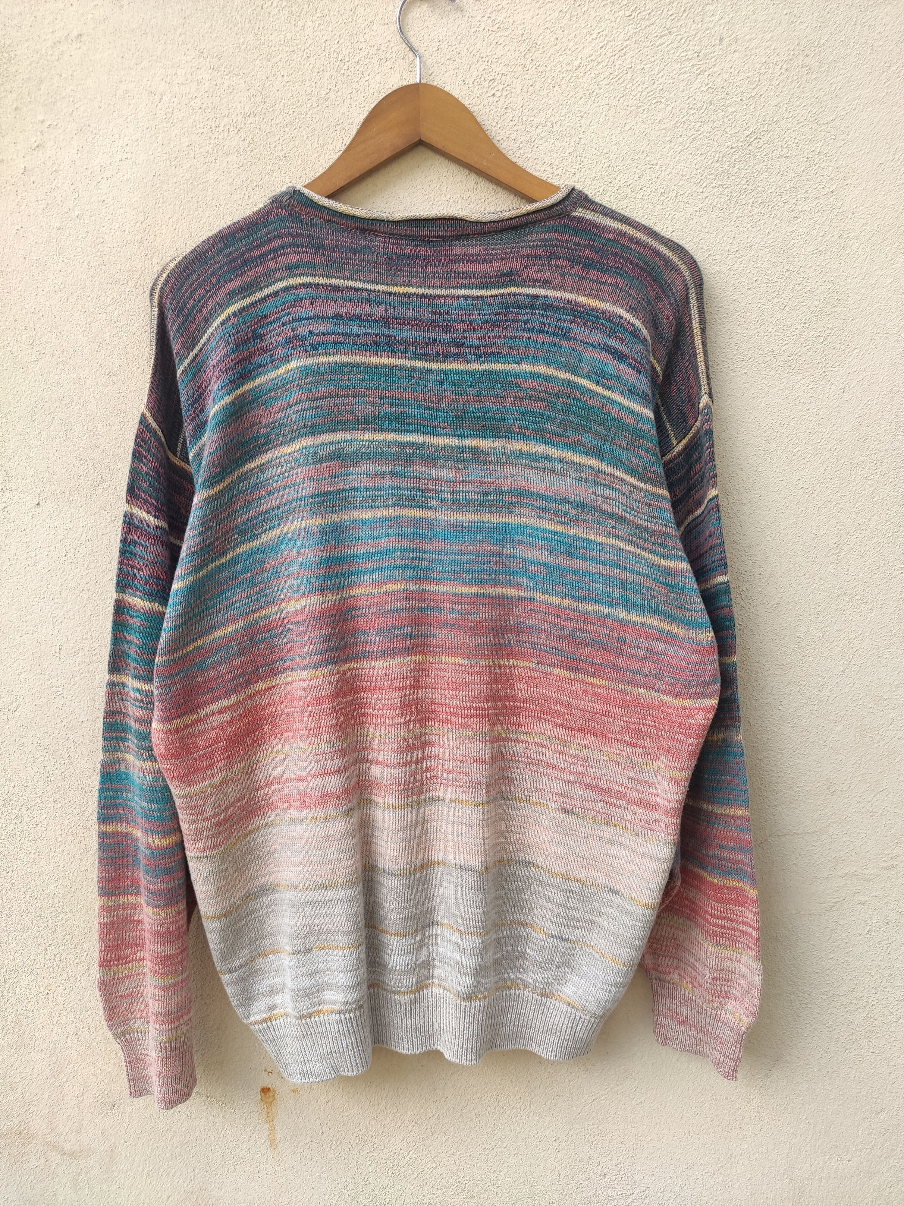 Alfred Dunhill × Vintage Vintage Dunhill sweatshirt multicolour coogi Size US L / EU 52-54 / 3 - 4 Thumbnail