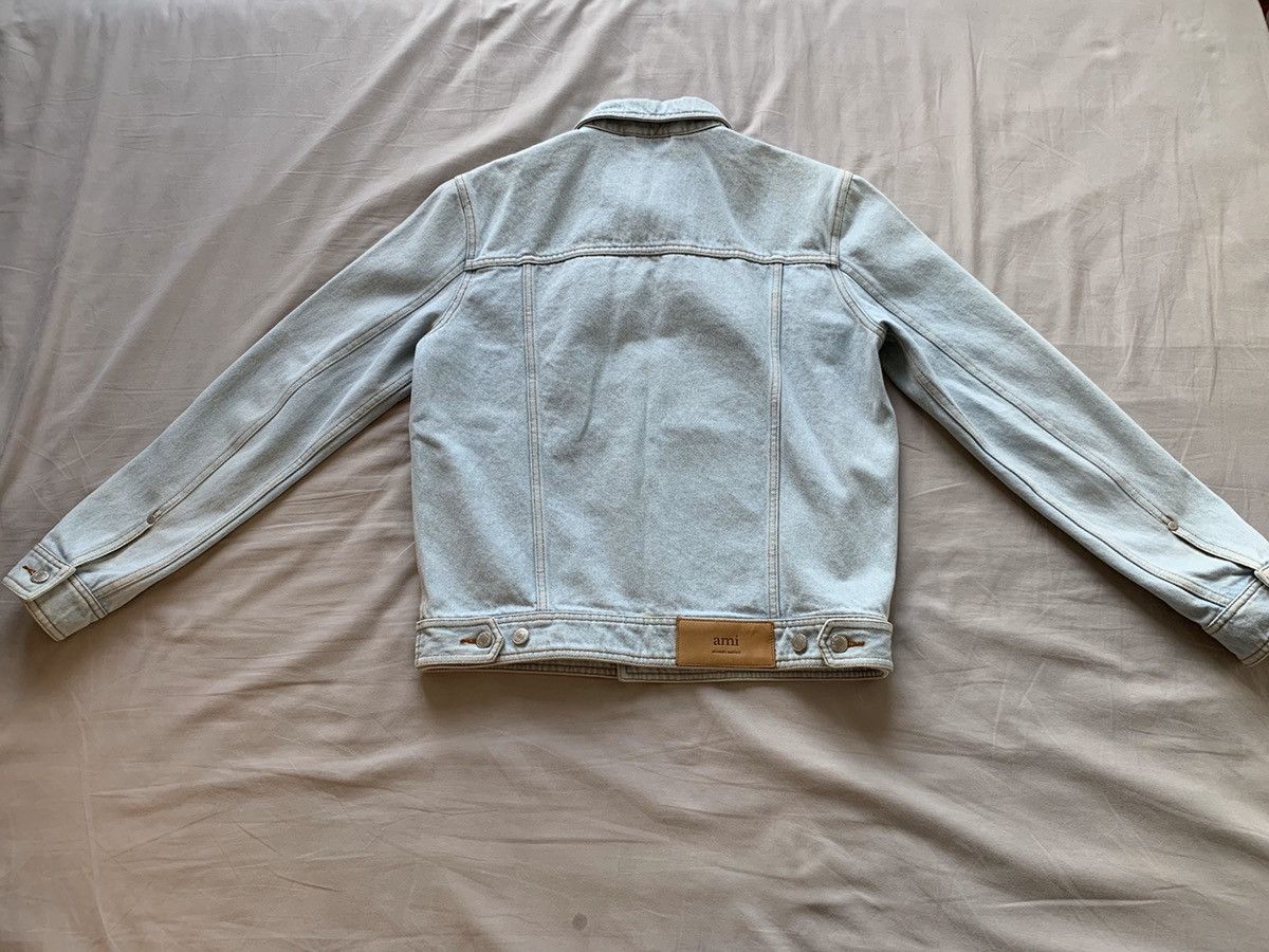 AMI Ami Alexandre Mattiussi Light Blue Denim Jacket Size US S / EU 44-46 / 1 - 2 Thumbnail