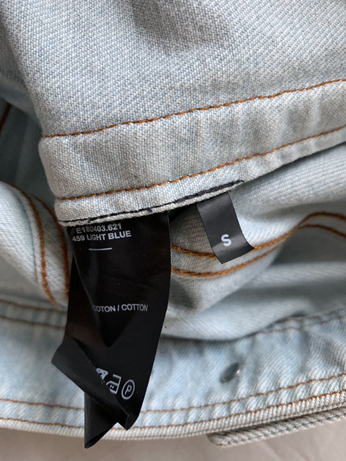 AMI Ami Alexandre Mattiussi Light Blue Denim Jacket Size US S / EU 44-46 / 1 - 5 Thumbnail