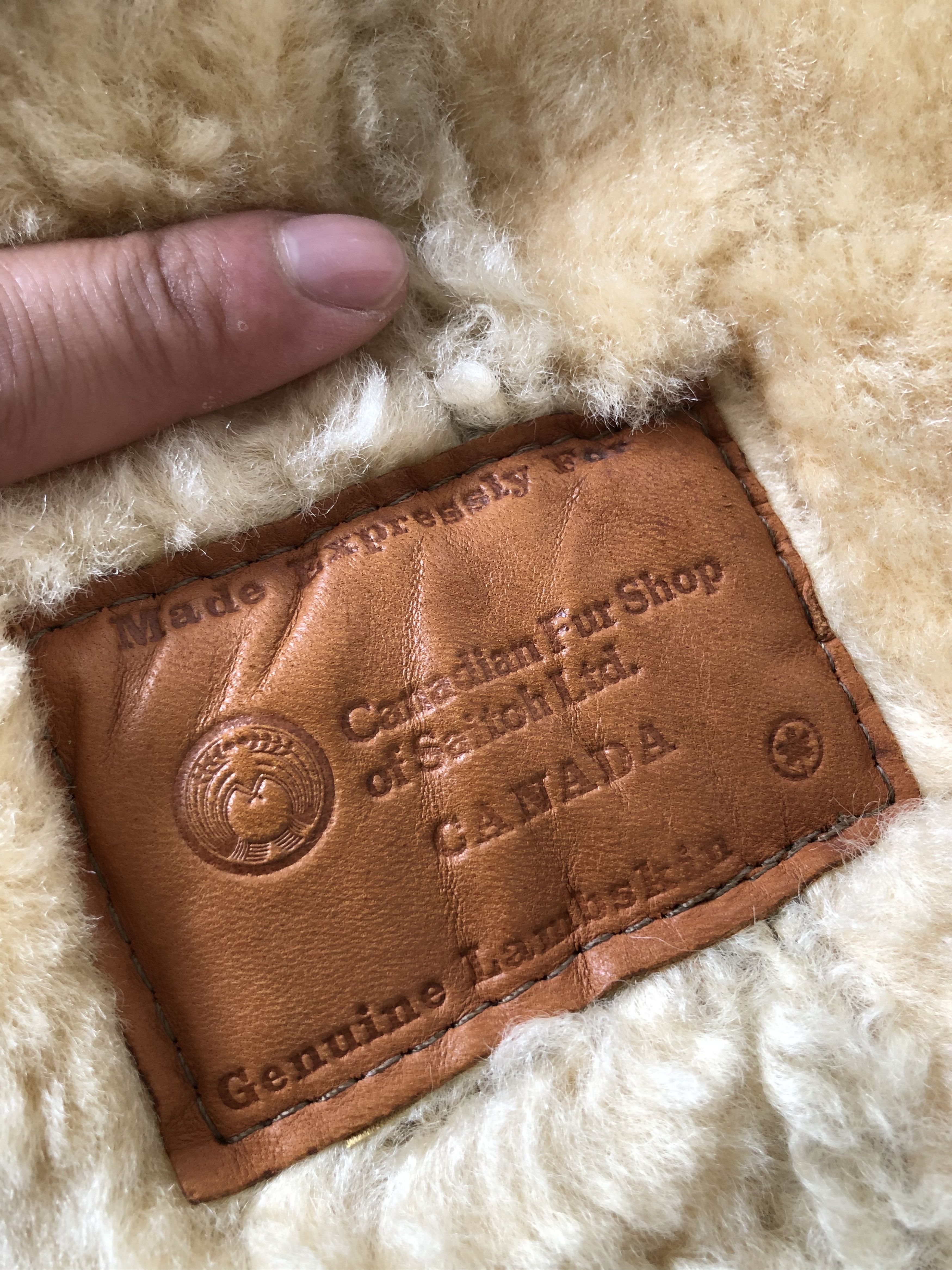 Genuine Leather VINTAGE SHEEP SKIN SHEARLING VEST Size US S / EU 44-46 / 1 - 7 Thumbnail