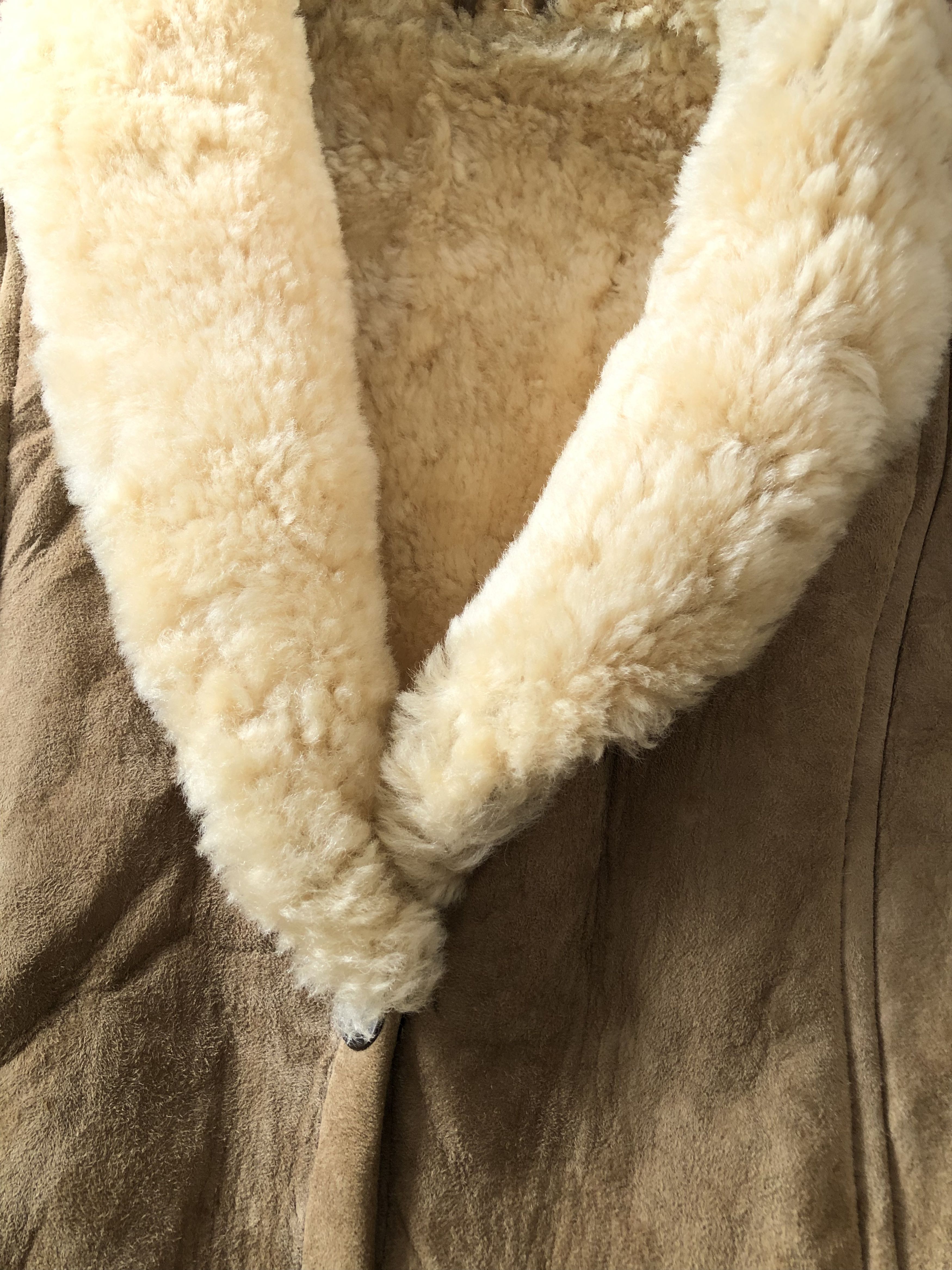 Genuine Leather VINTAGE SHEEP SKIN SHEARLING VEST Size US S / EU 44-46 / 1 - 5 Thumbnail