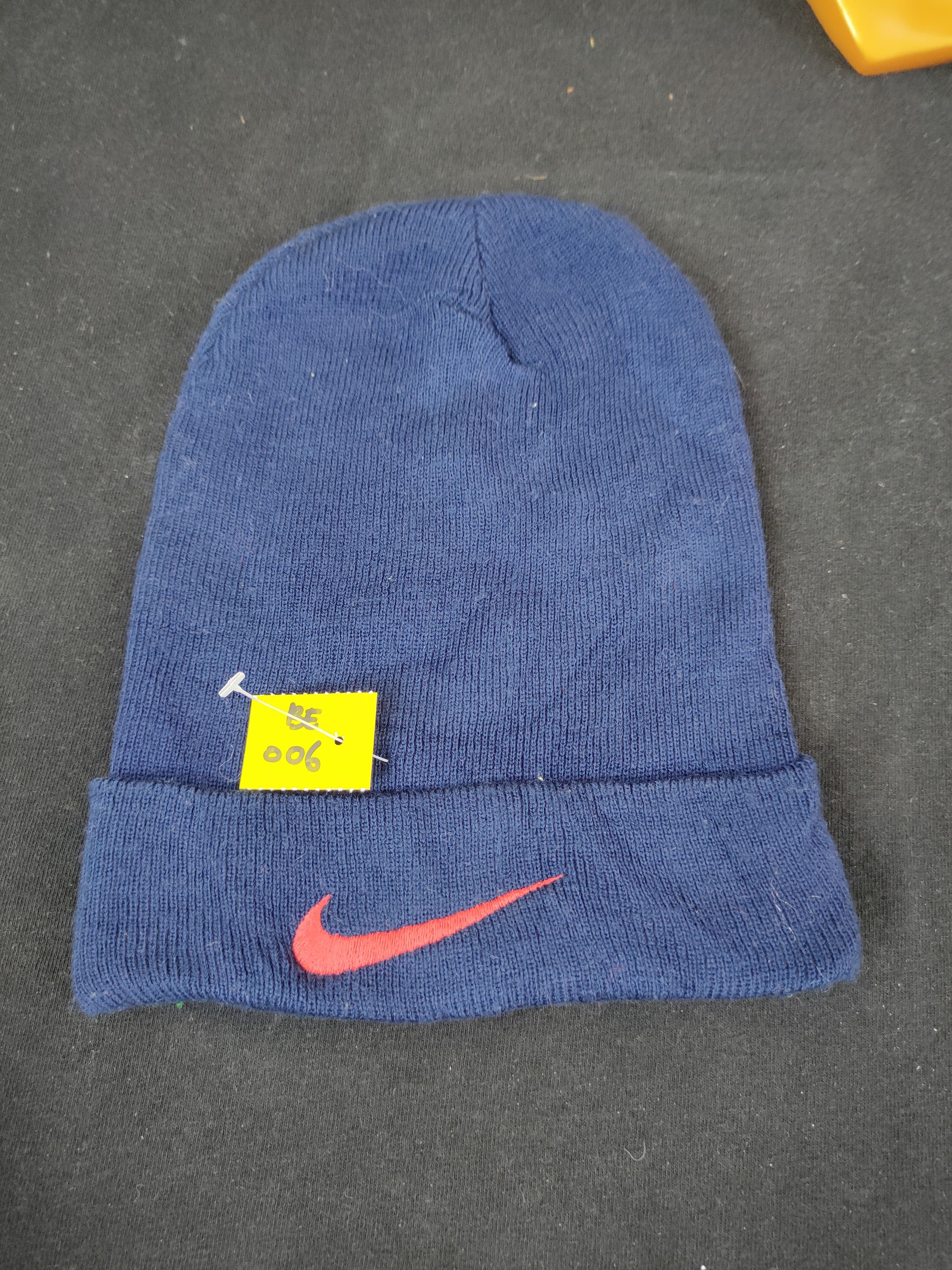 Nike Nike Made In USA beanie hat embroidery big red logo #006 Size ONE SIZE - 6 Thumbnail