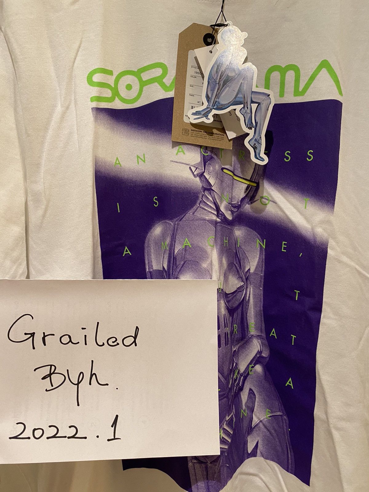 Club Sorayama × Medicom Toy MEDICOM X SYNC X HAJIME SORAYAMA SEXY ROBOT LONG SLEEVE TEE Size US L / EU 52-54 / 3 - 9 Thumbnail