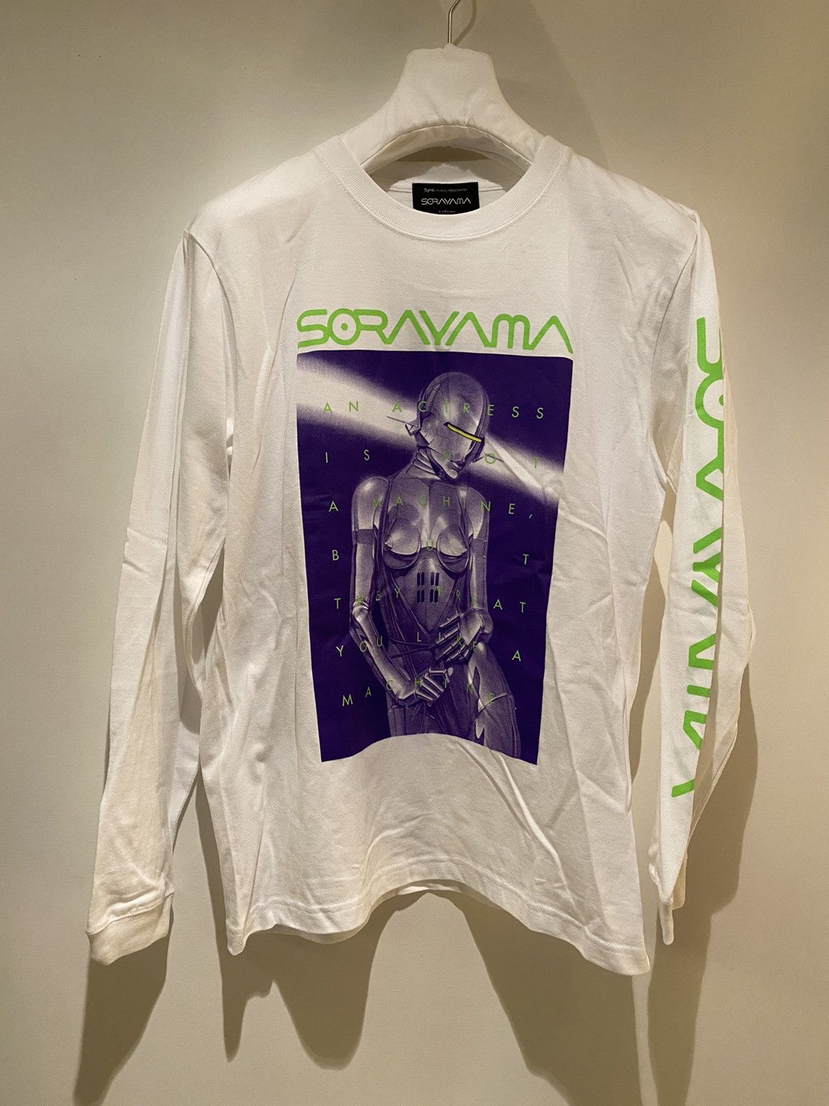 Club Sorayama × Medicom Toy MEDICOM X SYNC X HAJIME SORAYAMA SEXY ROBOT LONG SLEEVE TEE Size US L / EU 52-54 / 3 - 3 Thumbnail