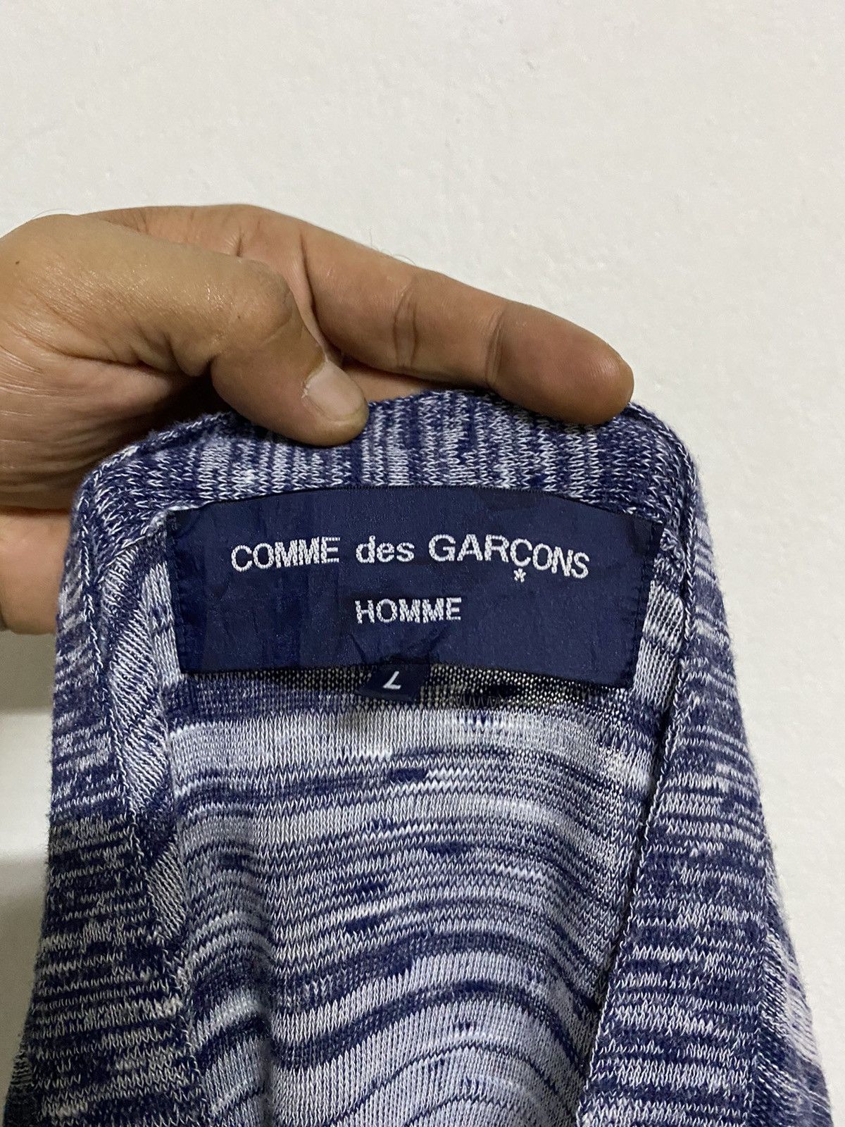 Comme des Garcons × Japanese Brand × Junya Watanabe Comme Des Garcons Homme Plus Knitwear Size US L / EU 52-54 / 3 - 8 Thumbnail