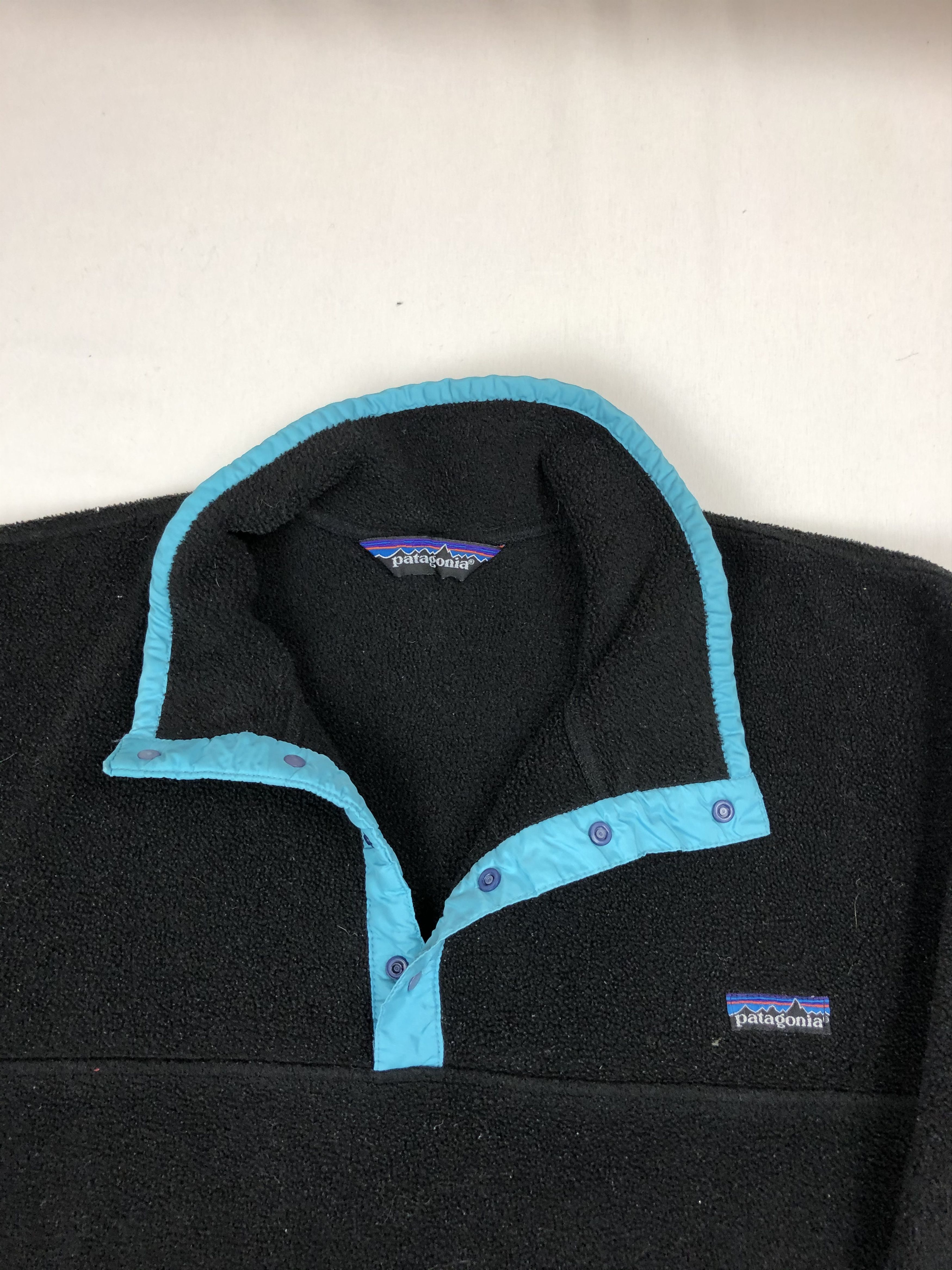 Patagonia × Vintage Vintage Patagonia Snap-T Fleece Sweater Logo Streetwear 80s Size US M / EU 48-50 / 2 - 2 Thumbnail