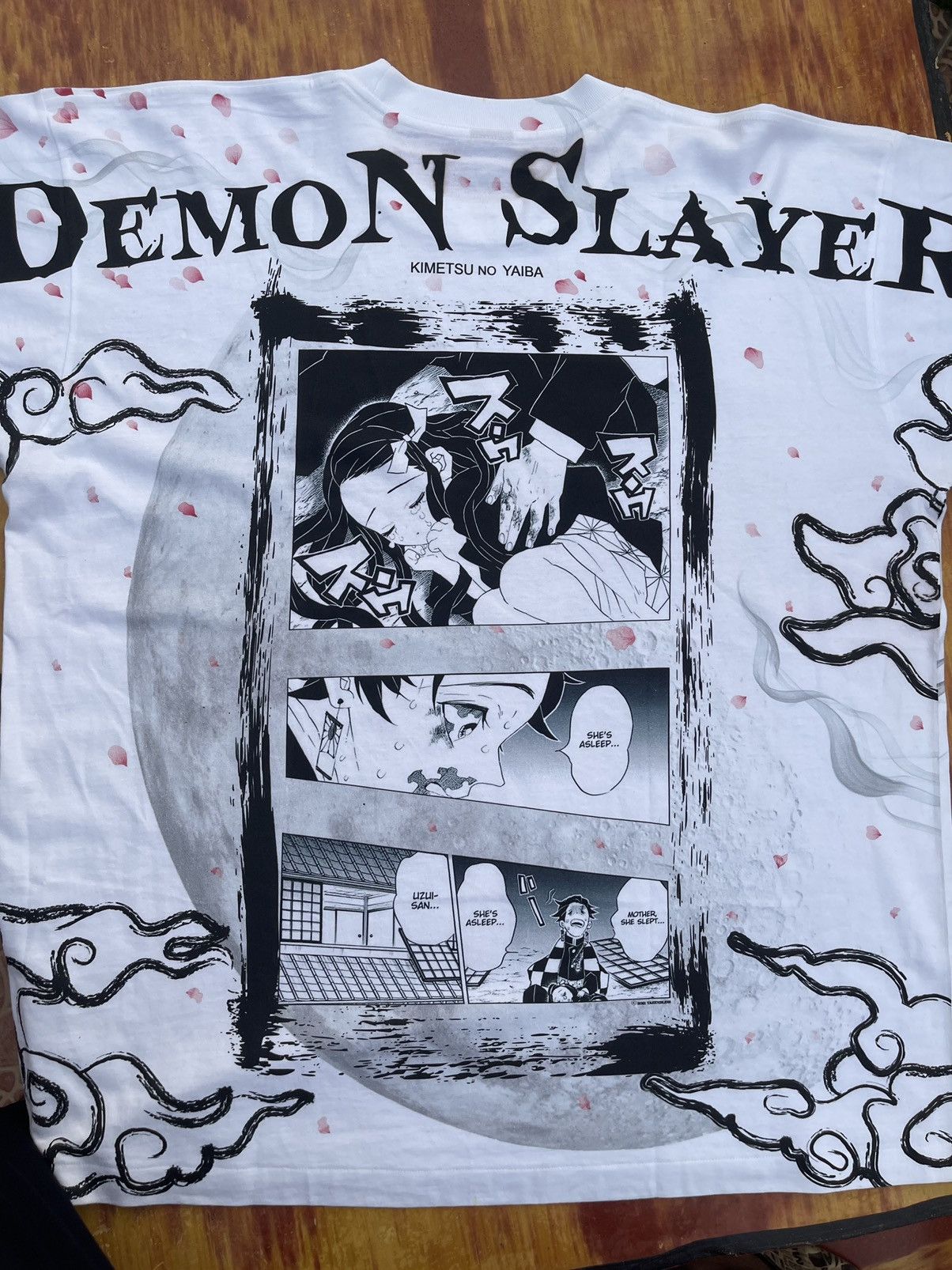 Anime × Cartoon Network × Japanese Brand Demon Slayer Nezuko Killer Bootleg Tshirt Size US XXL / EU 58 / 5 - 5 Thumbnail