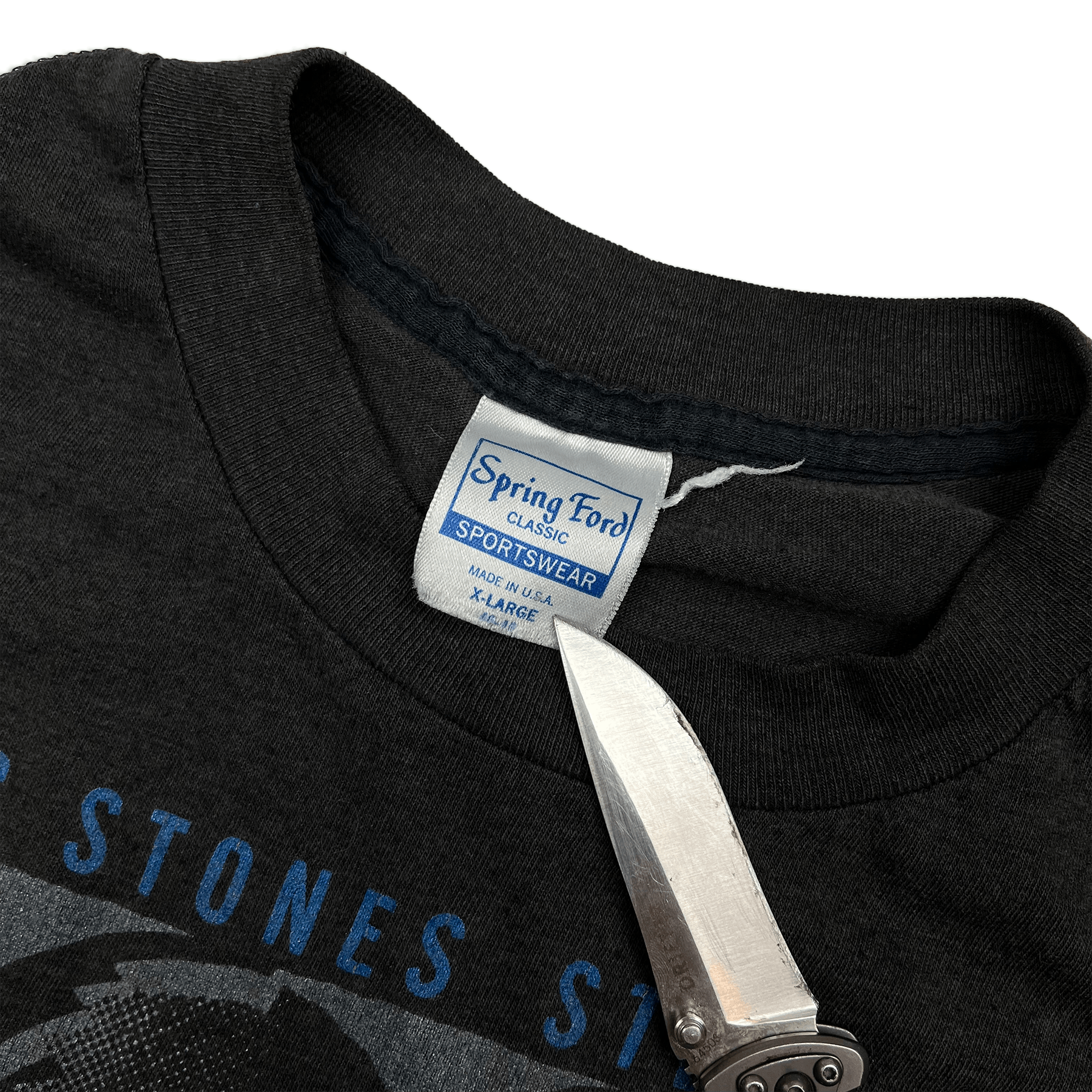 Band Tees × Brockum × Vintage 1989 Rolling Stones Steel Wheels NA Tour Tee Size US L / EU 52-54 / 3 - 7 Thumbnail