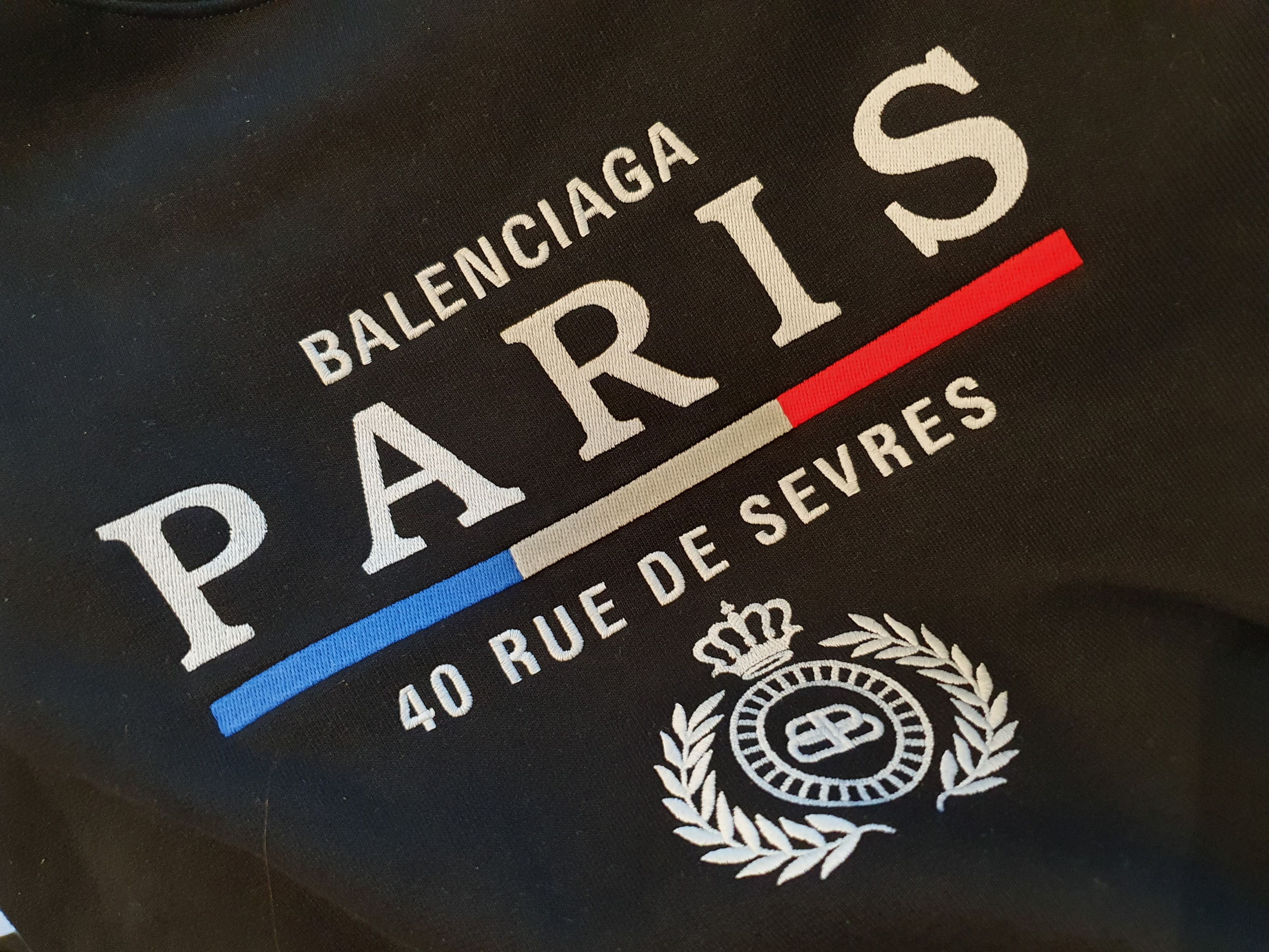 Balenciaga Balenciaga sweatshirt Paris 40 Rue De Sevres Size US M / EU 48-50 / 2 - 8 Thumbnail