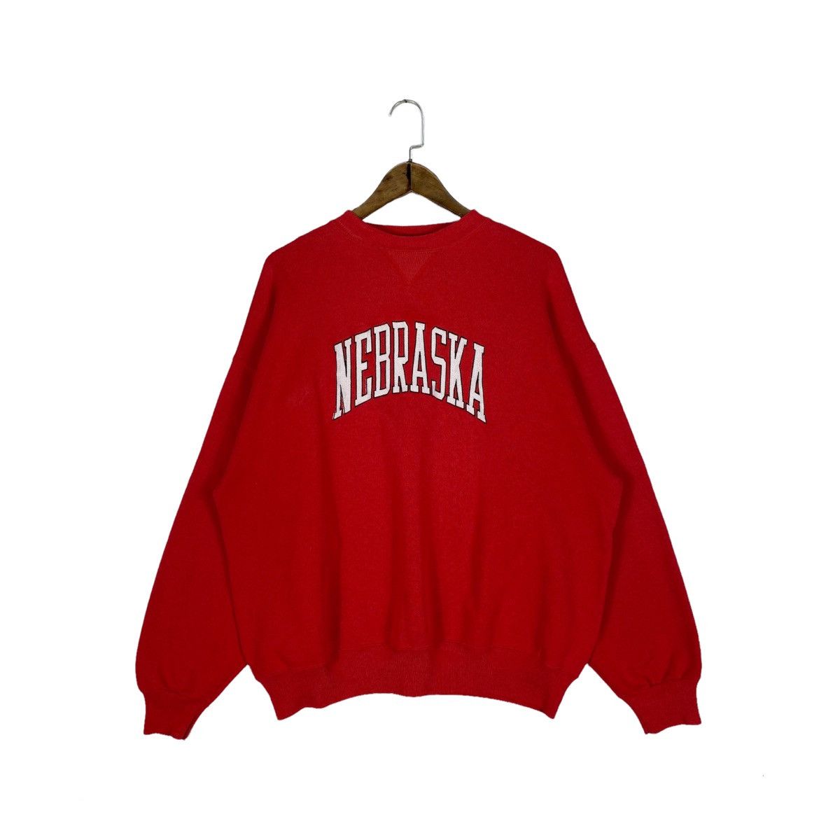 Vintage 90s Nebraska Sweatshirt Crewneck Made In Usa
