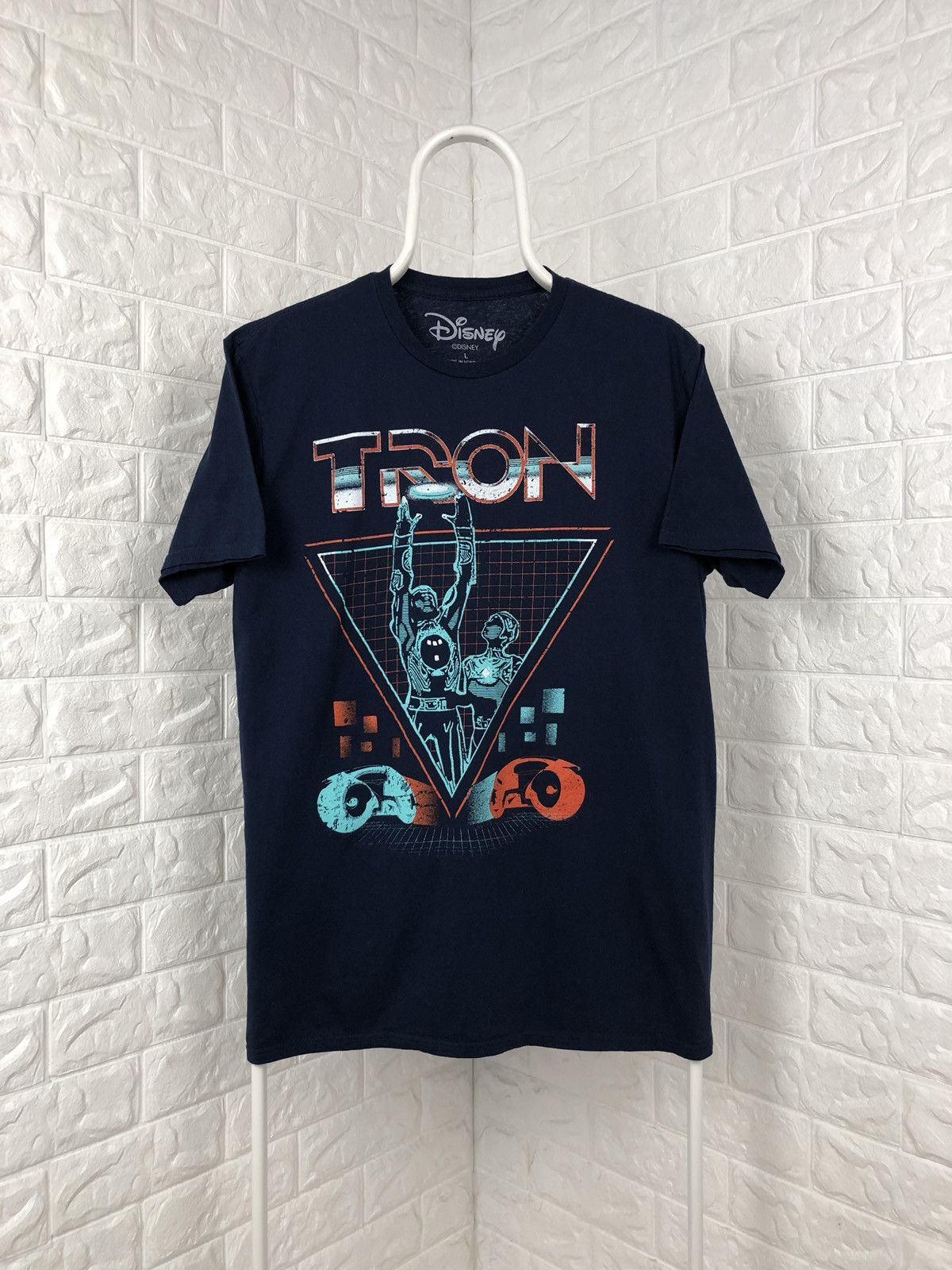 Disney × Vintage Vintage Destroyed Tron Disney Movies T-shirt Size US M / EU 48-50 / 2 - 1 Thumbnail