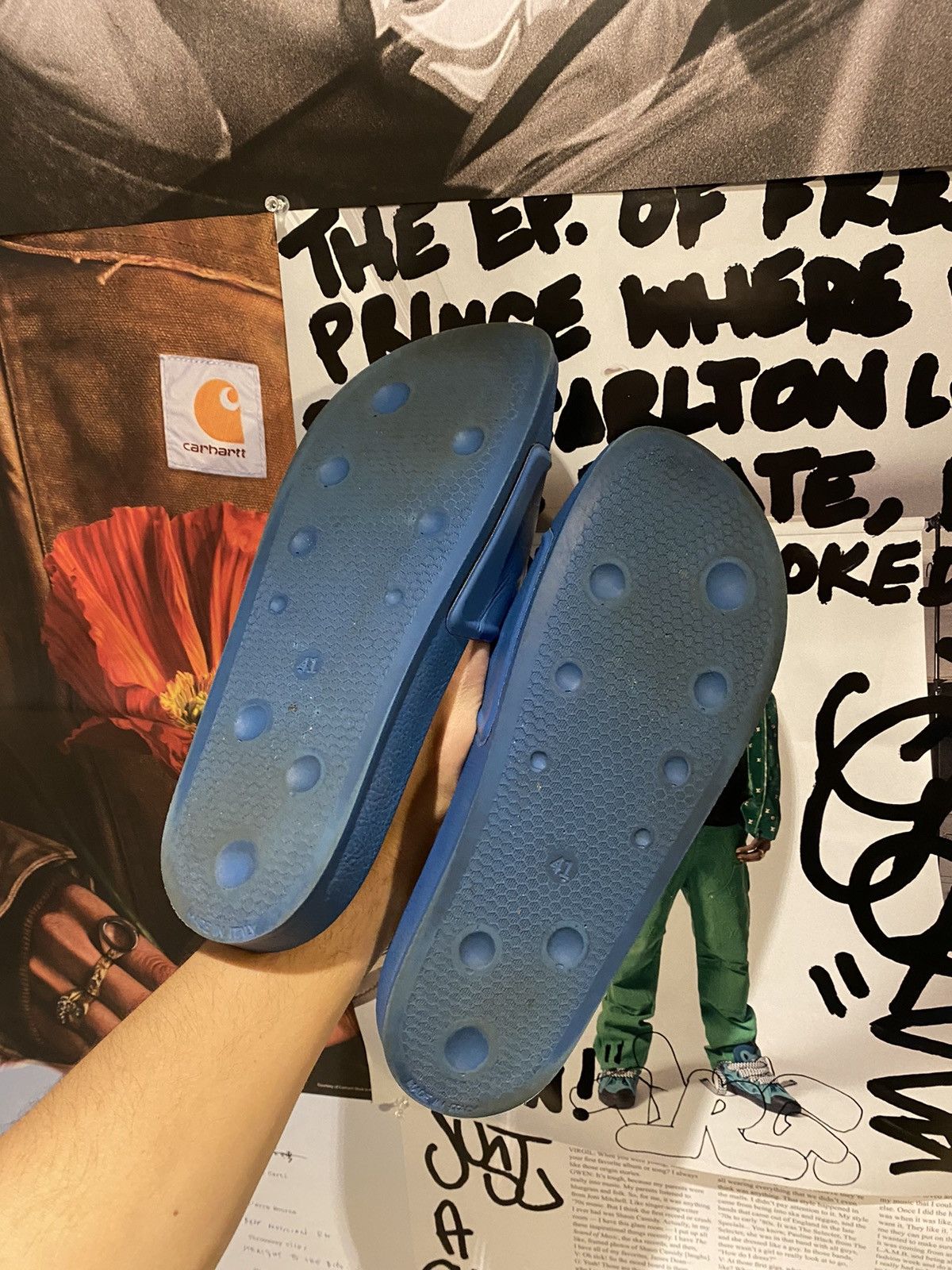 Palm Angels Palm Angels Slides Blue Size US 9 / EU 42 - 5 Thumbnail