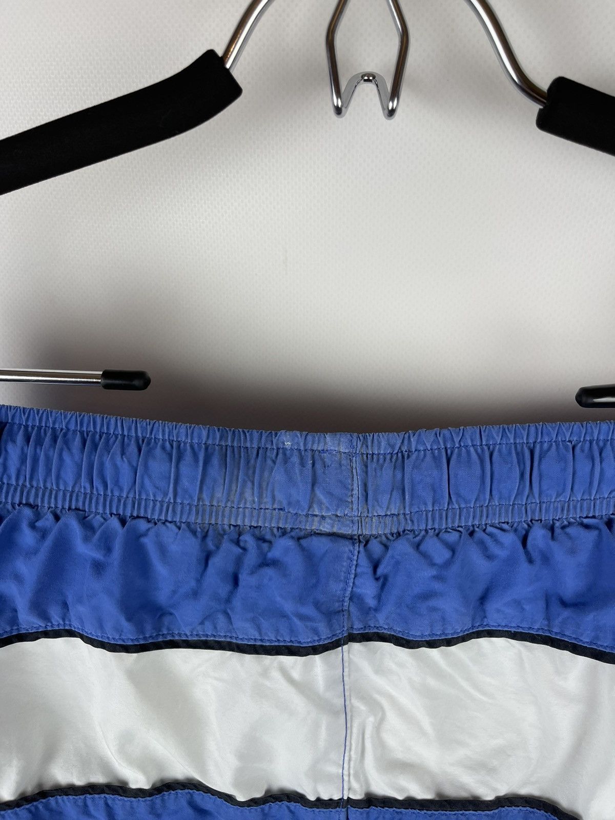 Nike Nike Vintage y2k blue striped shorts swoosh logo Size US 34 / EU 50 - 7 Thumbnail