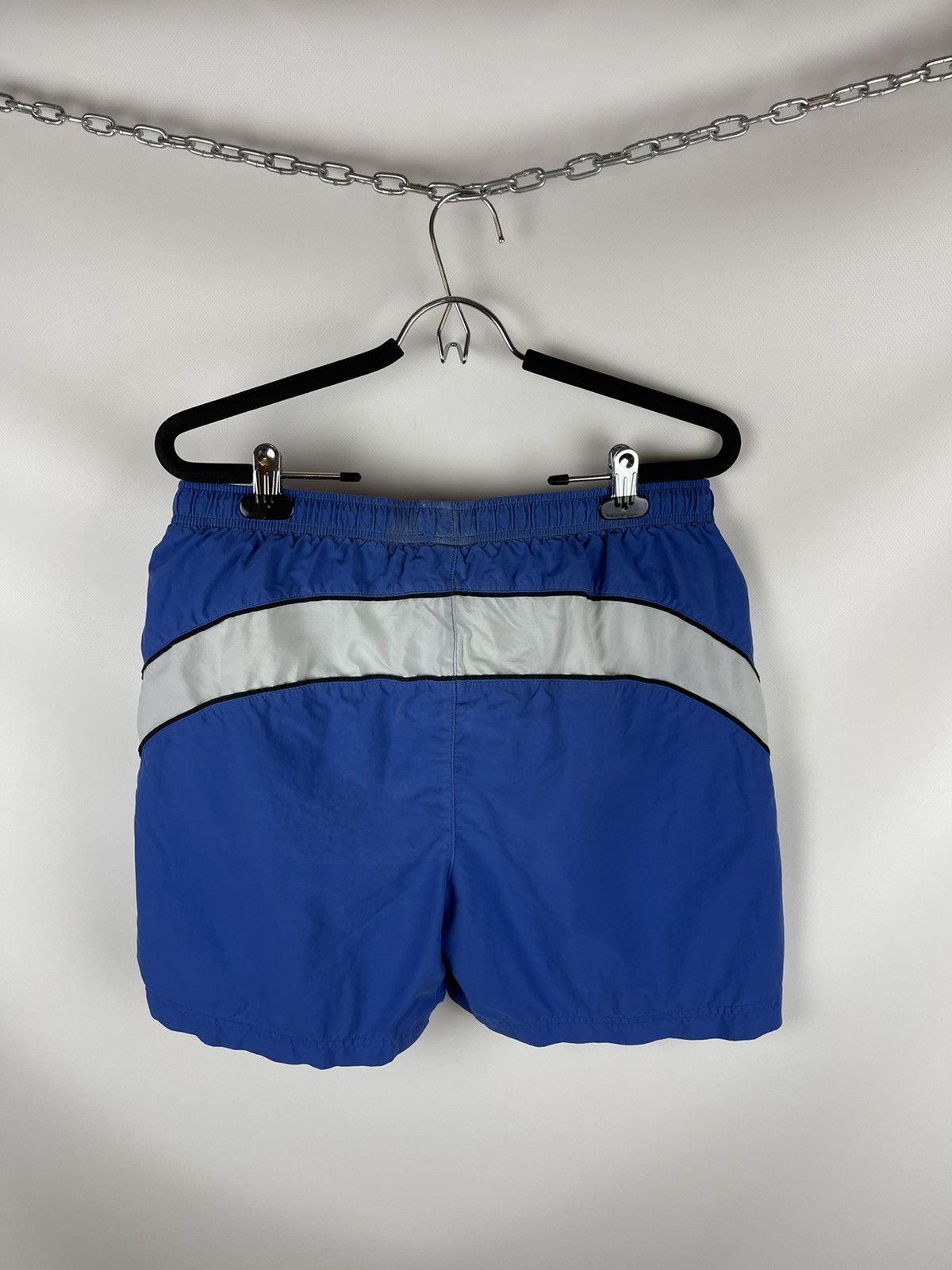 Nike Nike Vintage y2k blue striped shorts swoosh logo Size US 34 / EU 50 - 2 Thumbnail