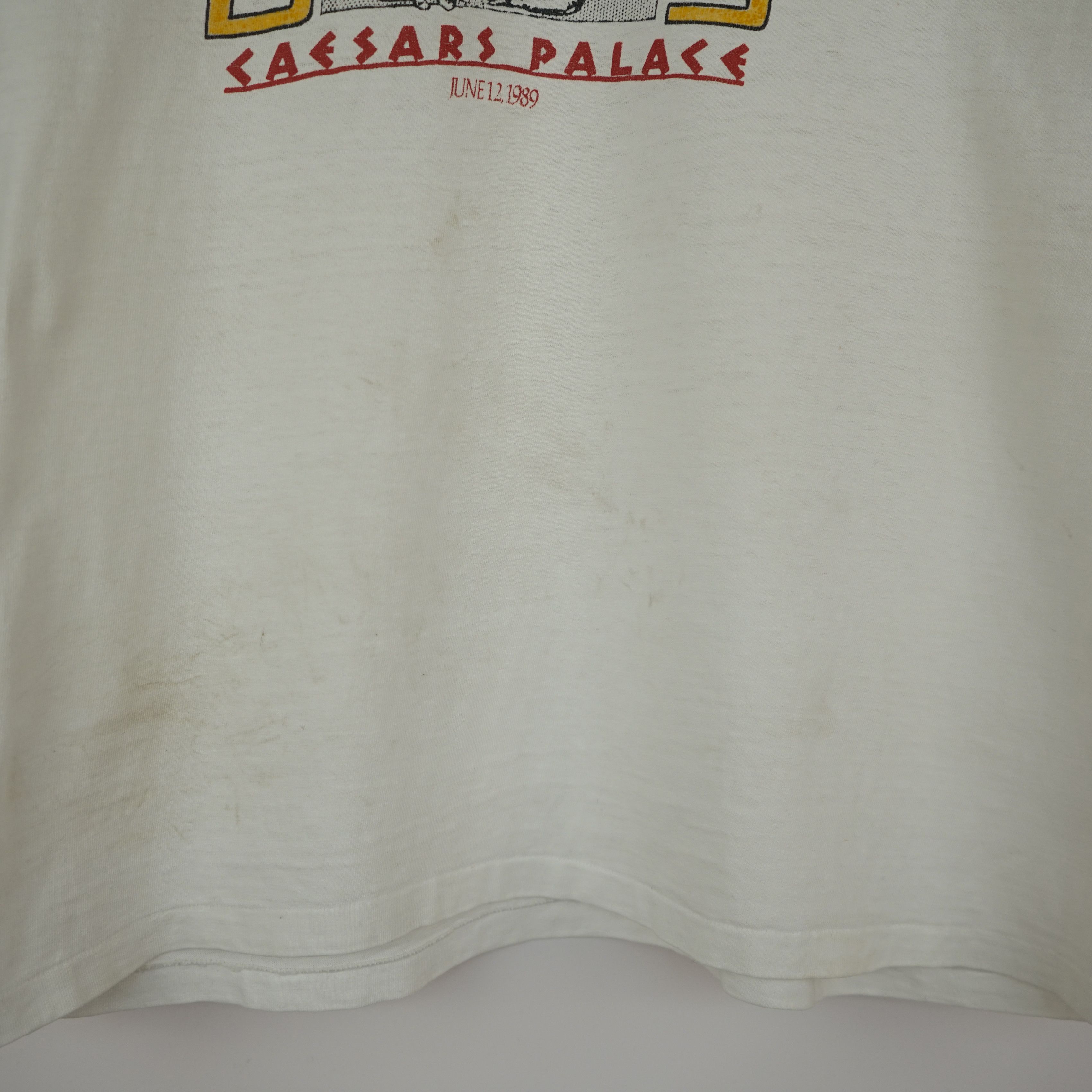 Rap Tees × Vintage Vintage Ray Leonard vs Thomas Hearns Boxing Promo t shirt Size US L / EU 52-54 / 3 - 3 Thumbnail