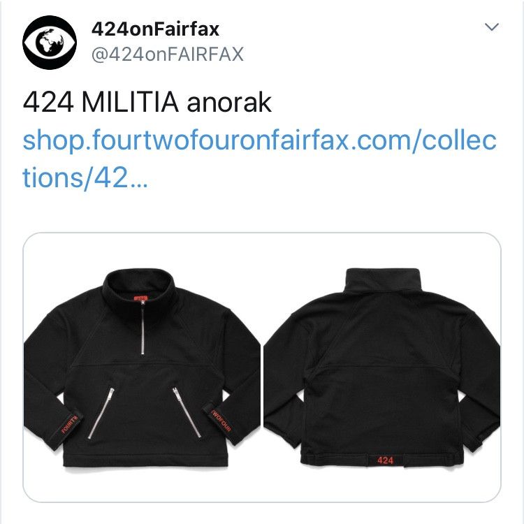 424 424 Militia anorak Size US M / EU 48-50 / 2 - 5 Thumbnail