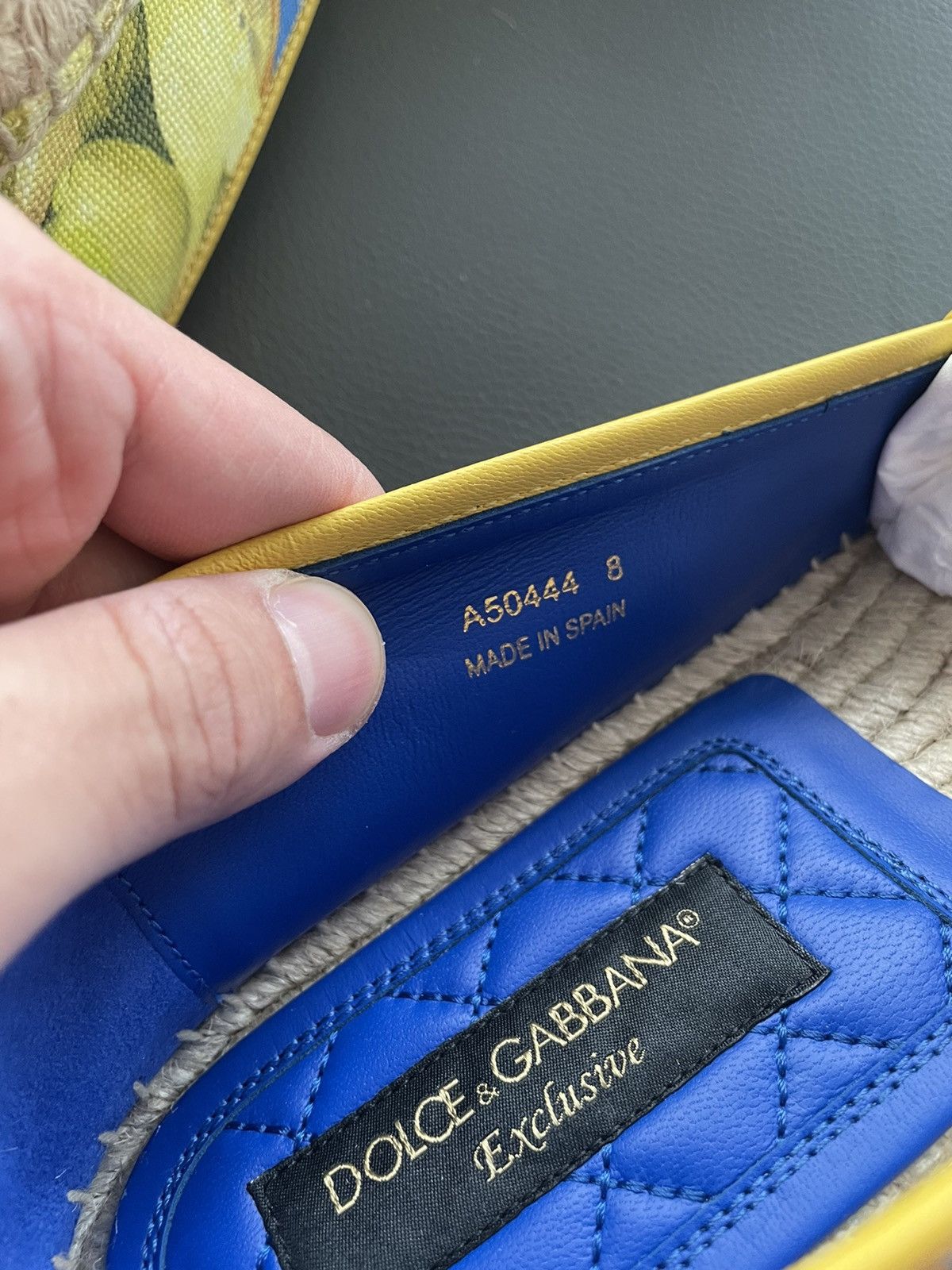 Dolce & Gabbana Rare Brand New Limited Edition Runway DG Logo Espadrilles Size US 8 / EU 41 - 6 Thumbnail