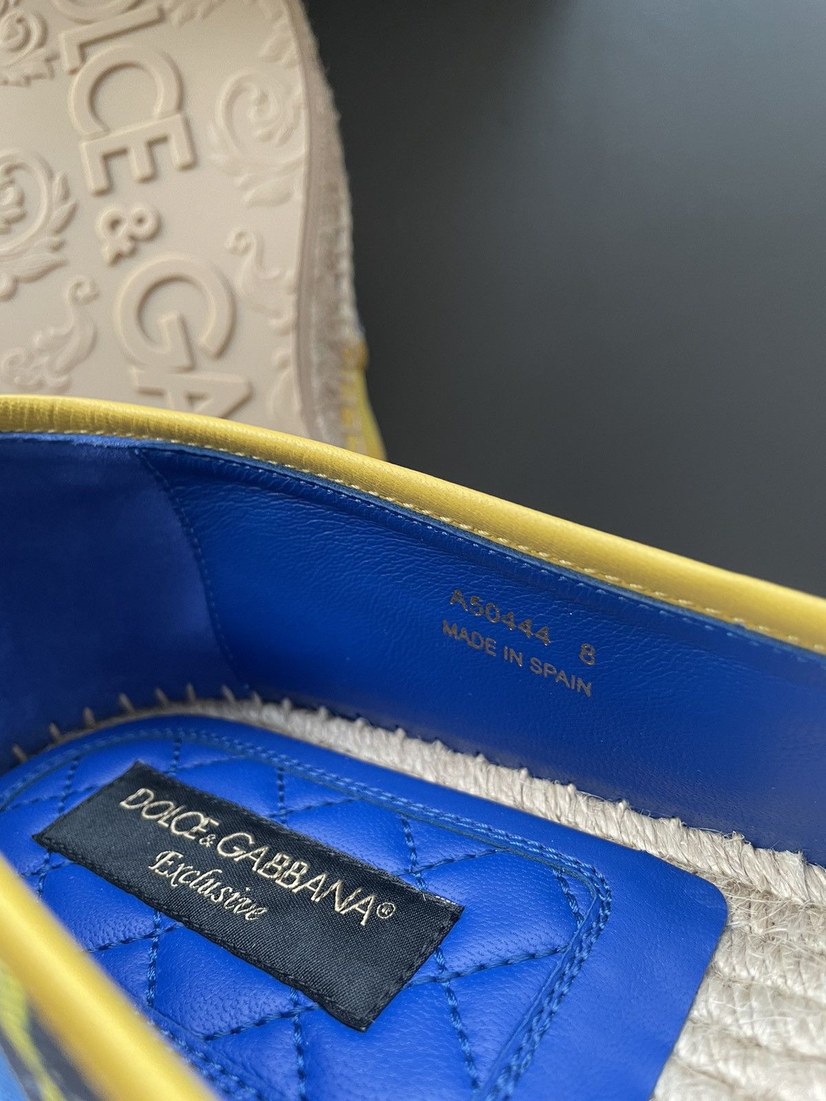 Dolce & Gabbana Rare Brand New Limited Edition Runway DG Logo Espadrilles Size US 8 / EU 41 - 7 Thumbnail