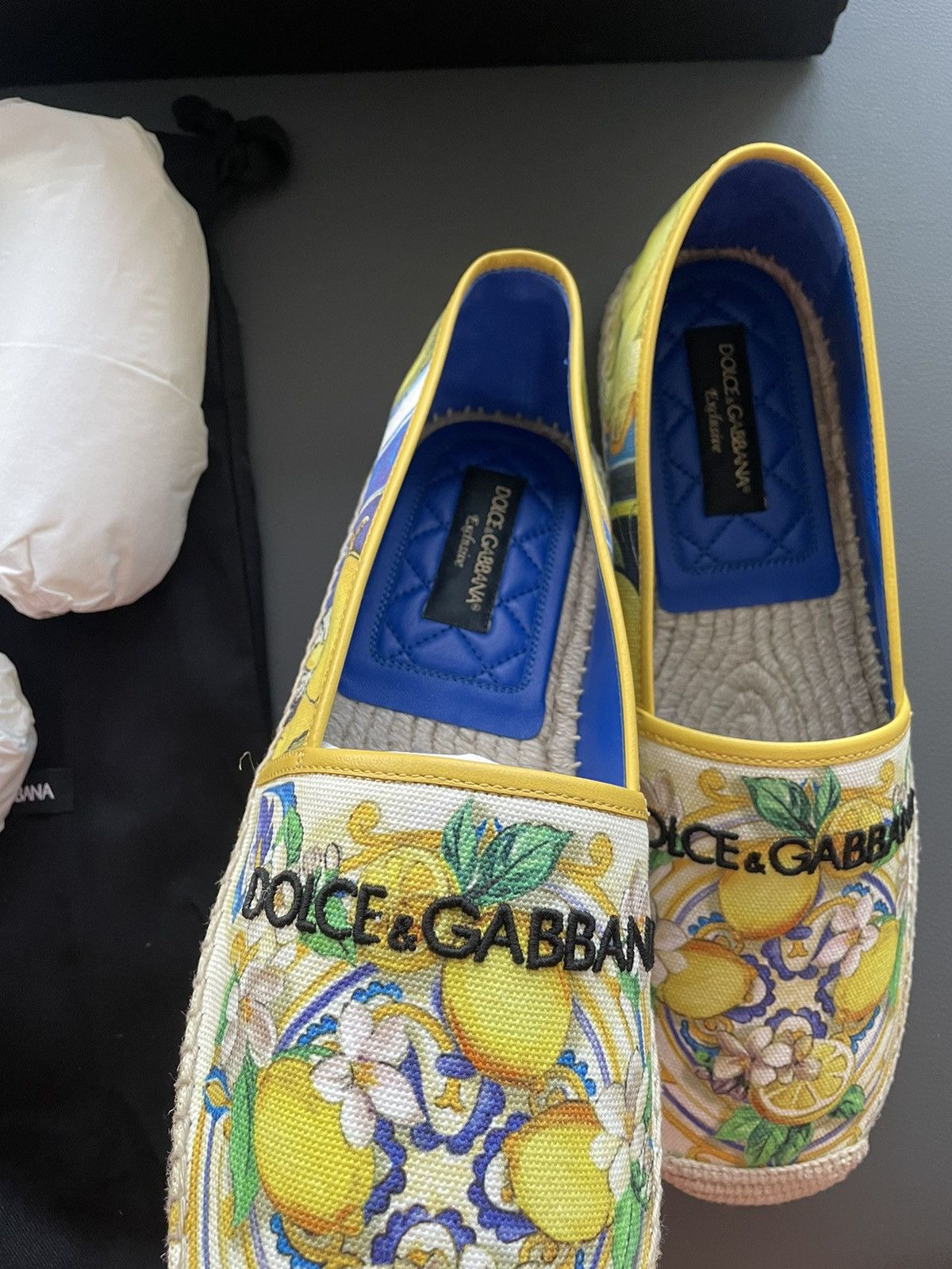 Dolce & Gabbana Rare Brand New Limited Edition Runway DG Logo Espadrilles Size US 8 / EU 41 - 4 Thumbnail