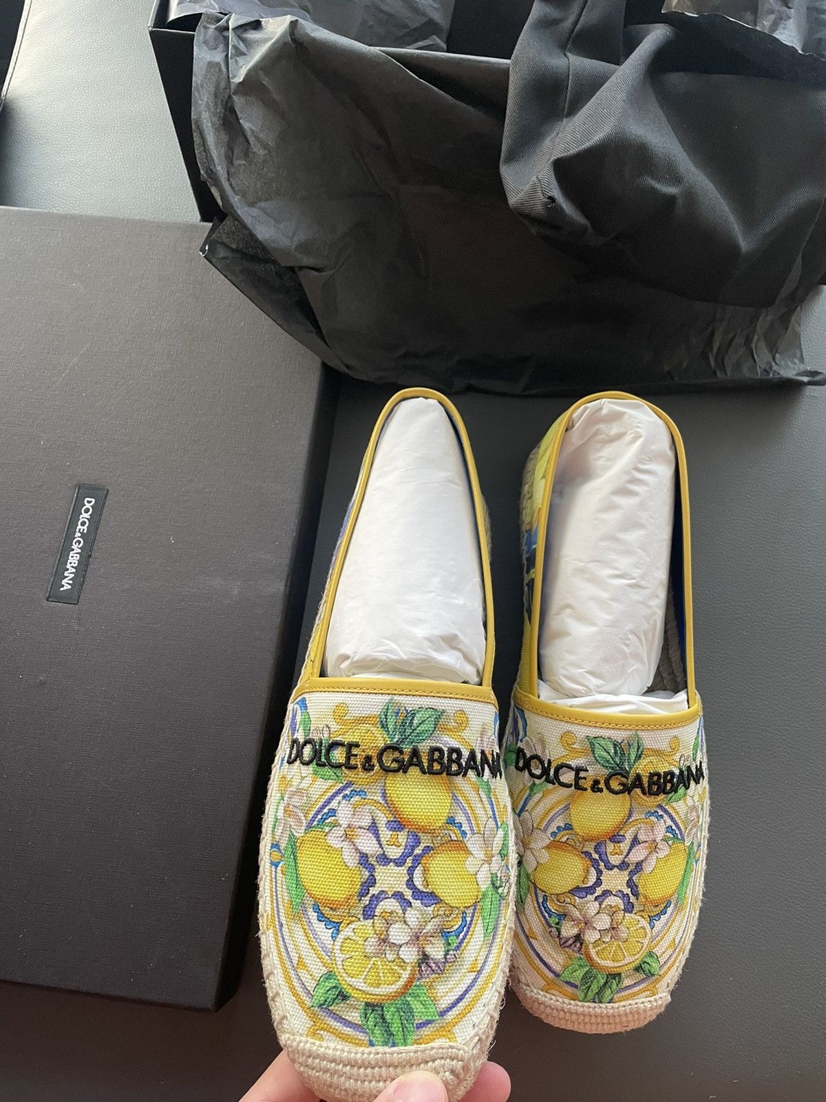 Dolce & Gabbana Rare Brand New Limited Edition Runway DG Logo Espadrilles Size US 8 / EU 41 - 2 Thumbnail