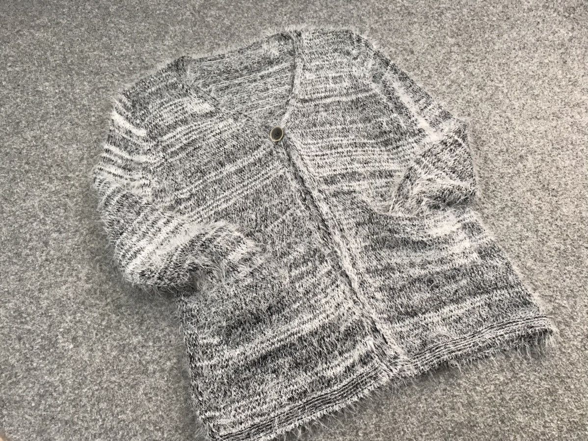 Japanese Brand Mohair Style Striped cardigan Size US S / EU 44-46 / 1 - 11 Thumbnail