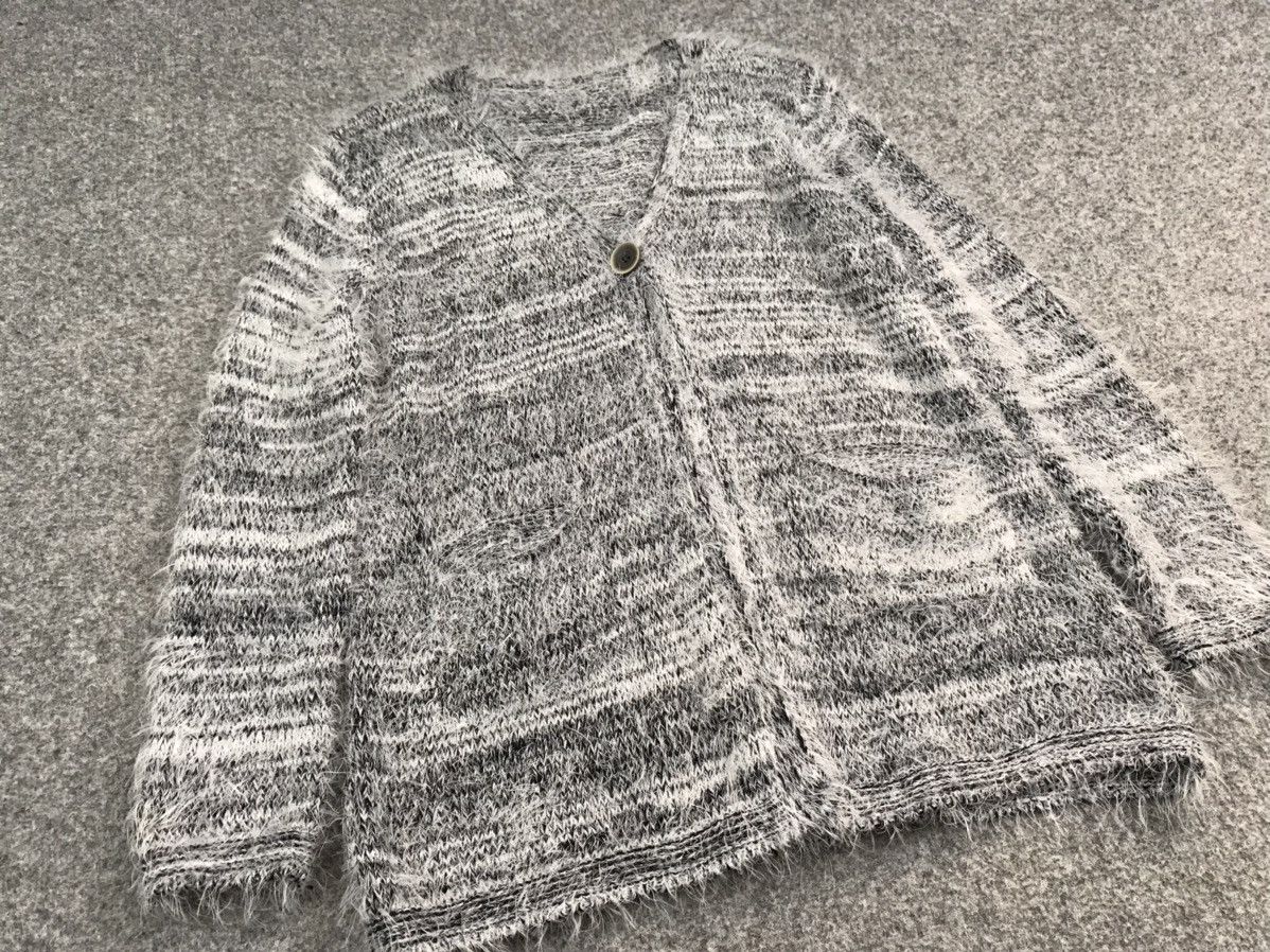 Japanese Brand Mohair Style Striped cardigan Size US S / EU 44-46 / 1 - 3 Thumbnail