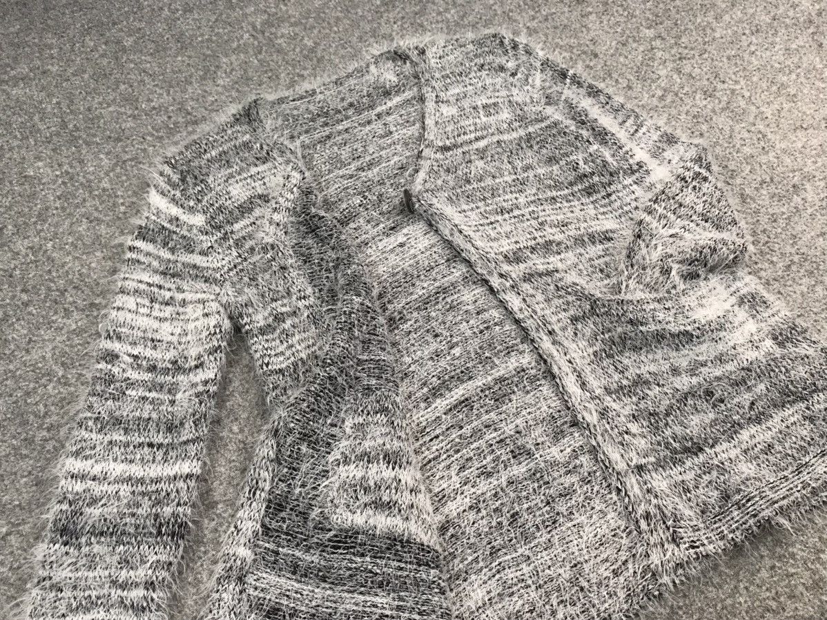 Japanese Brand Mohair Style Striped cardigan Size US S / EU 44-46 / 1 - 13 Thumbnail