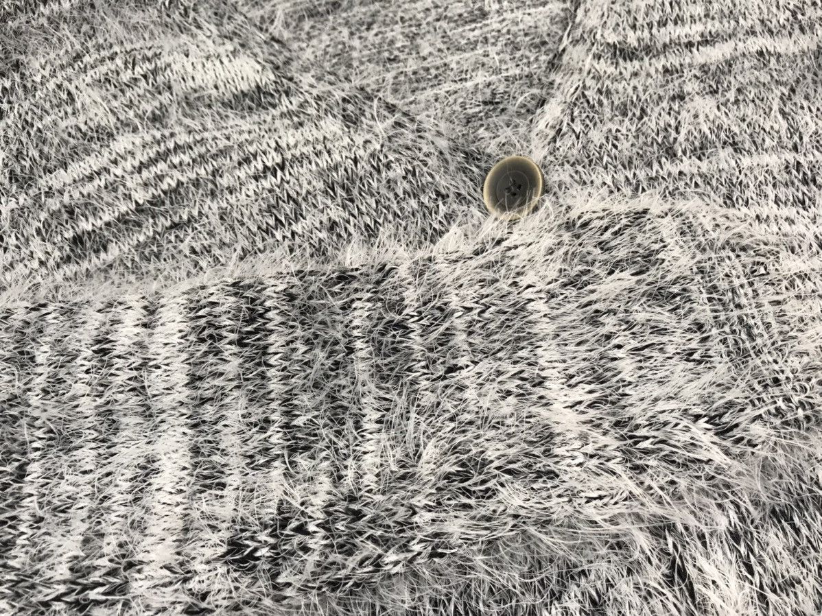 Japanese Brand Mohair Style Striped cardigan Size US S / EU 44-46 / 1 - 6 Thumbnail