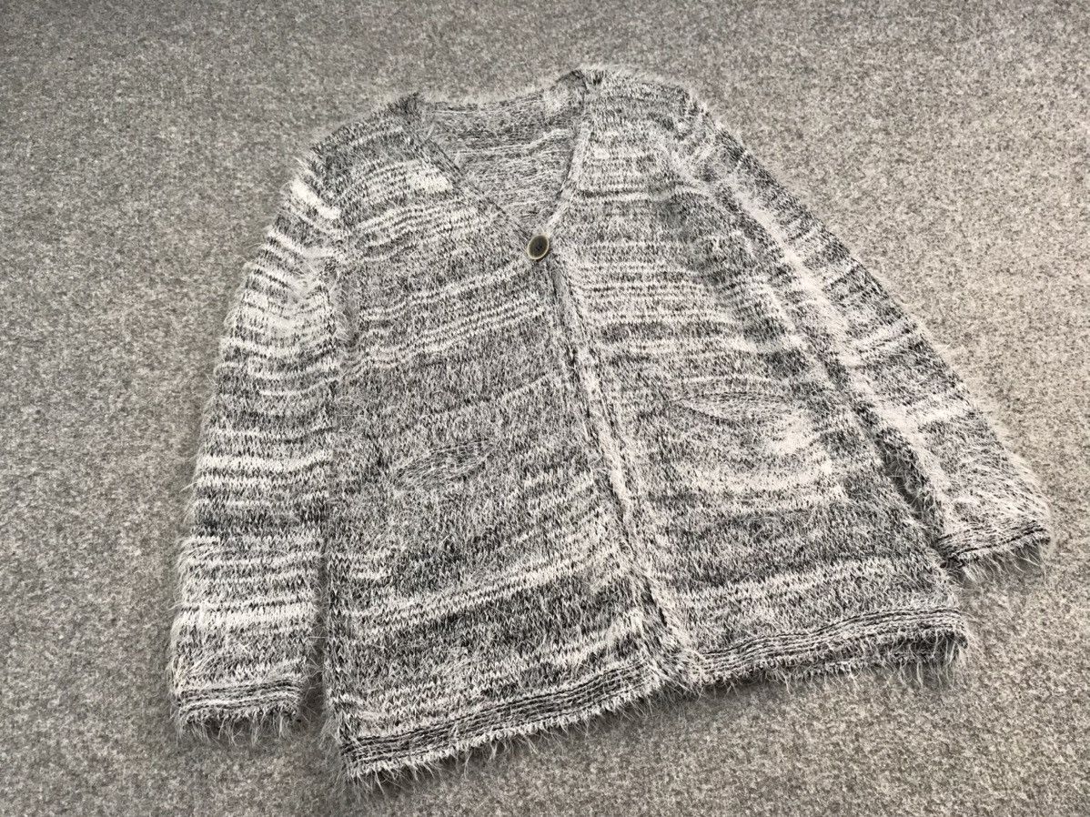 Japanese Brand Mohair Style Striped cardigan Size US S / EU 44-46 / 1 - 4 Thumbnail